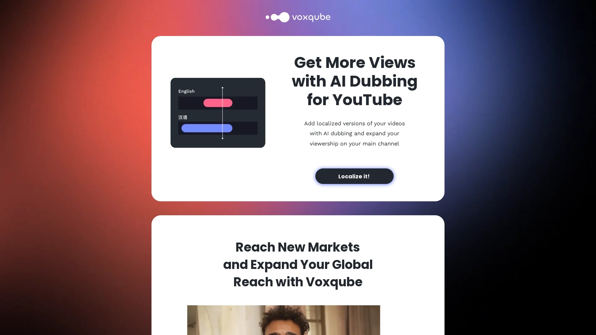 voxqube homepage