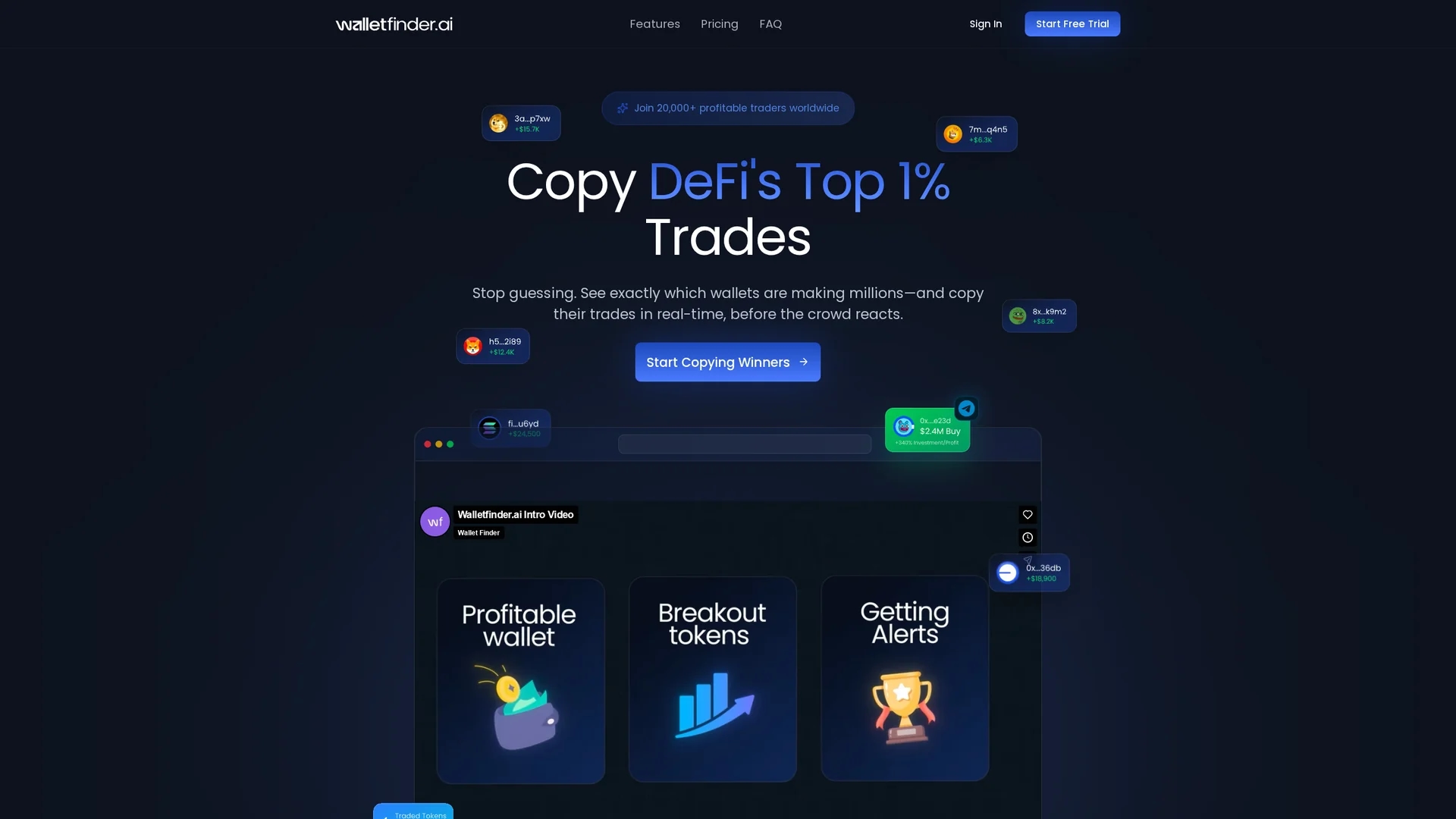 walletfinder-ai homepage