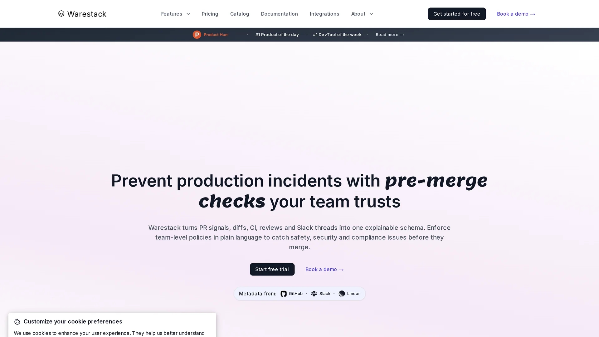 warestack homepage