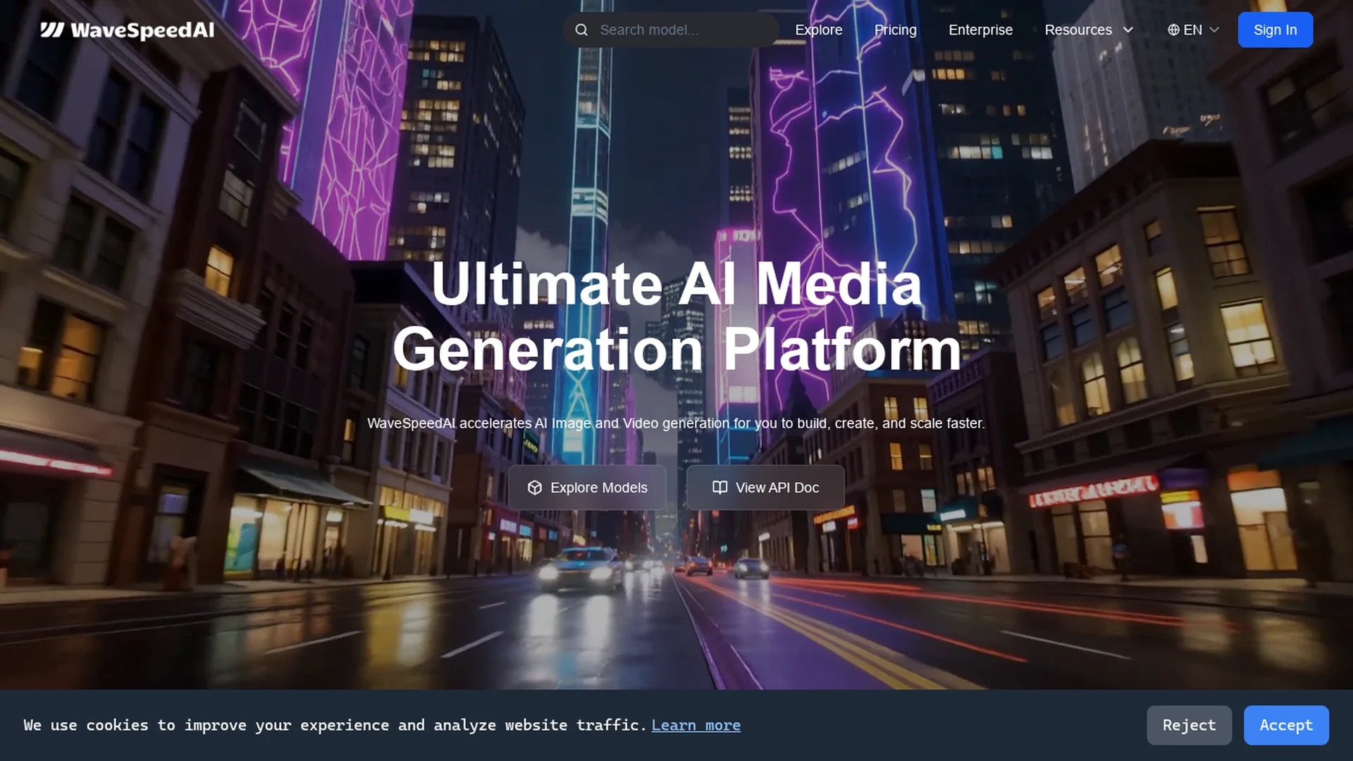 wavespeedai homepage