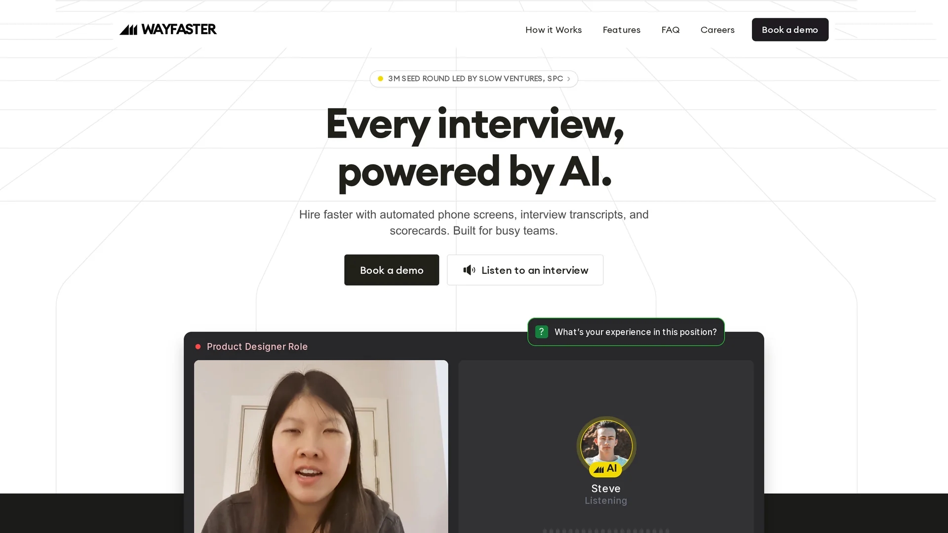 wayfaster homepage