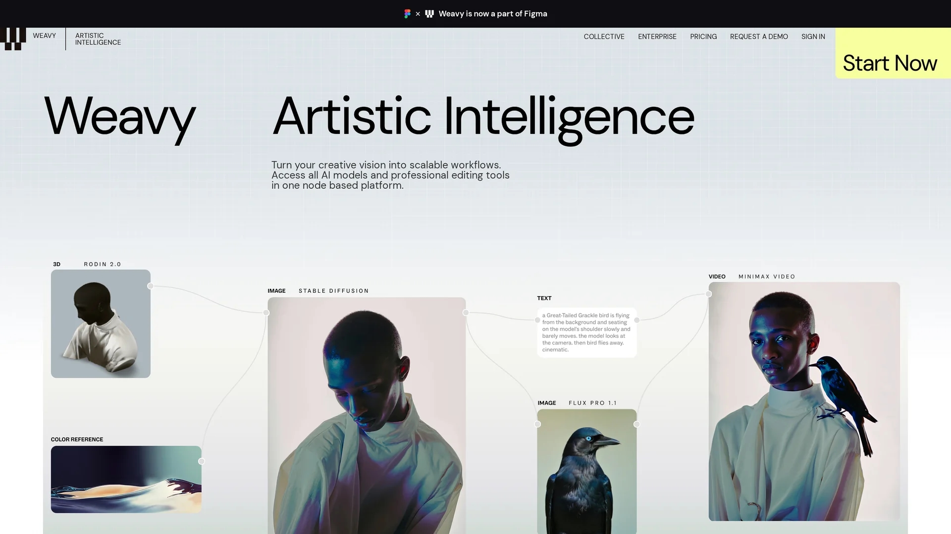weavy homepage