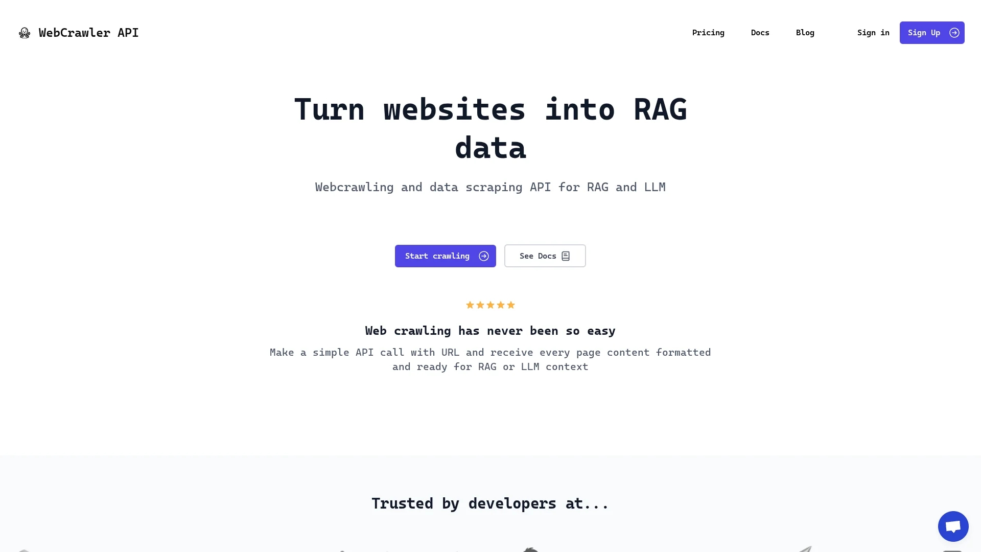 webcrawler-api homepage