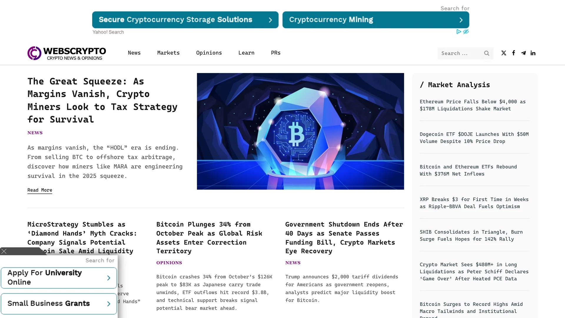 webscrypto homepage