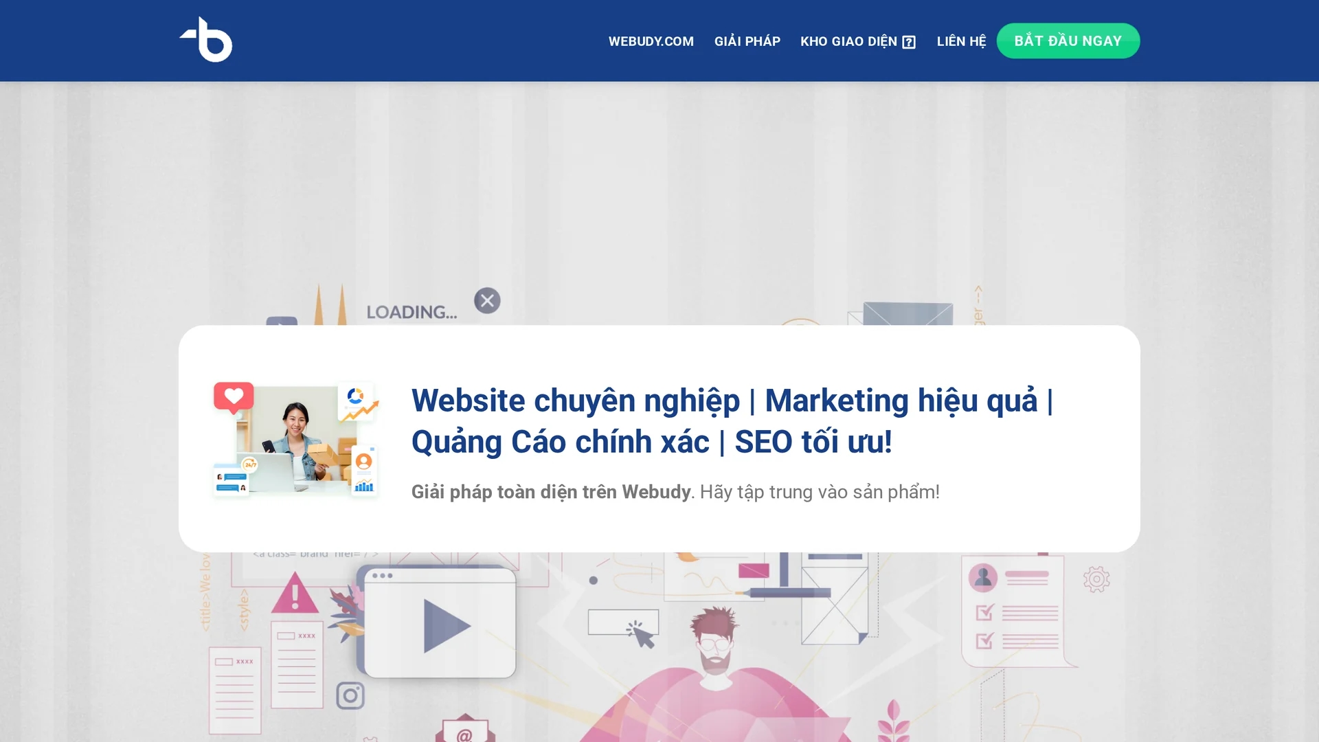 webudy homepage