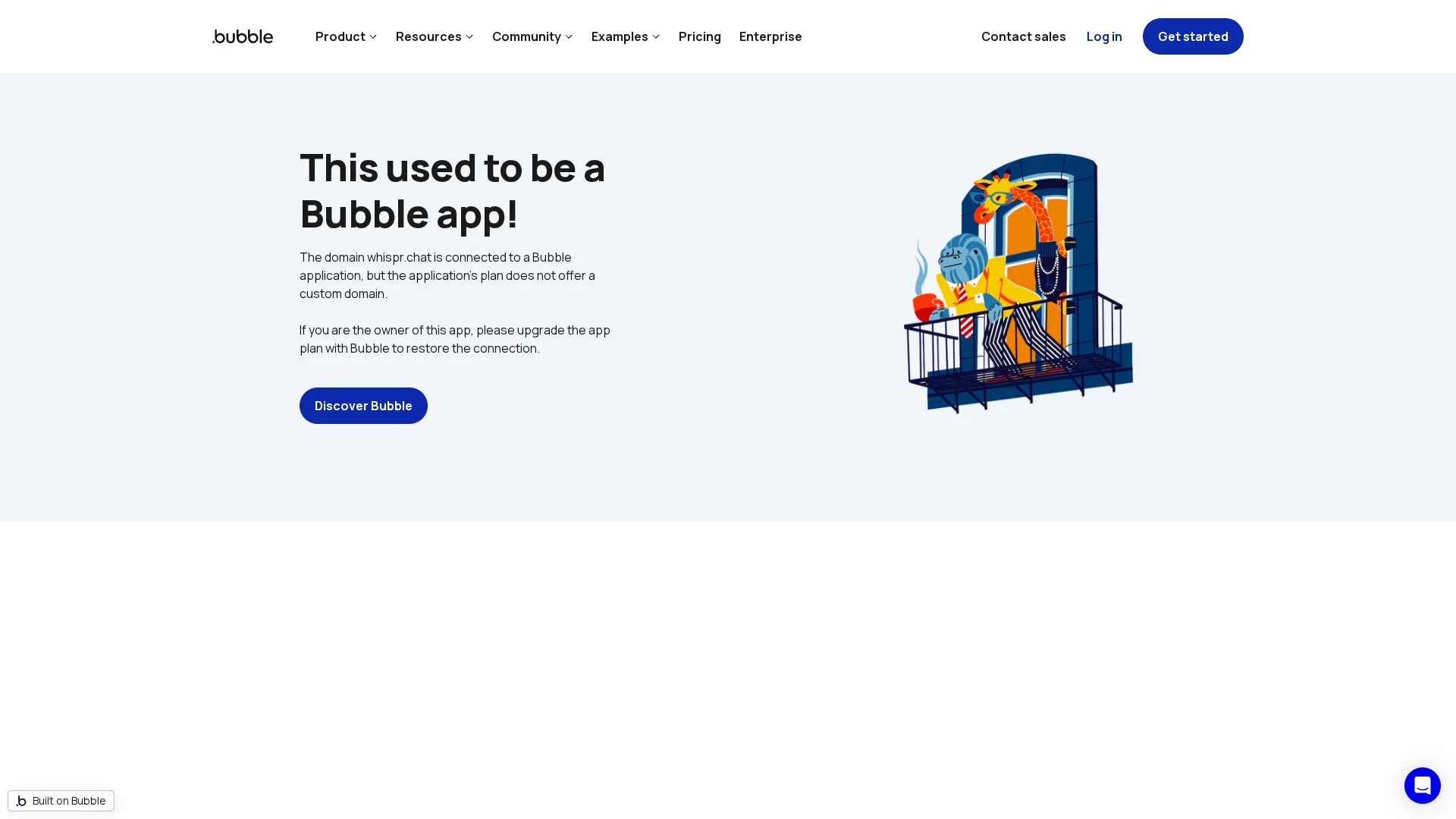 whispr homepage