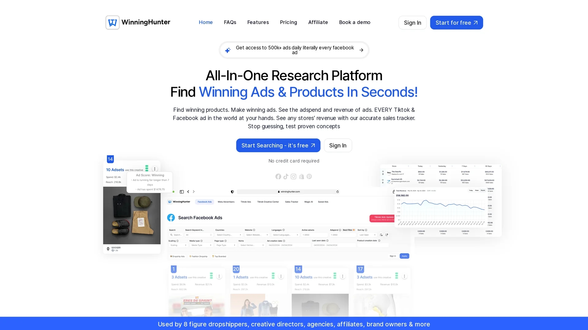 winninghunter homepage