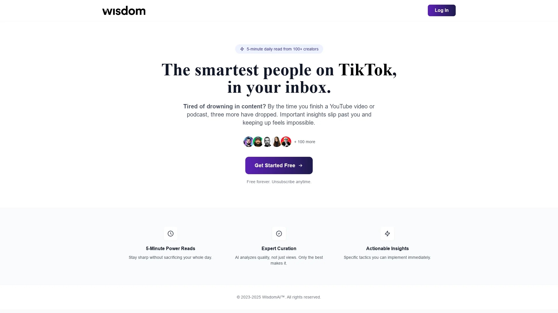 wisdomai-by-searchie homepage