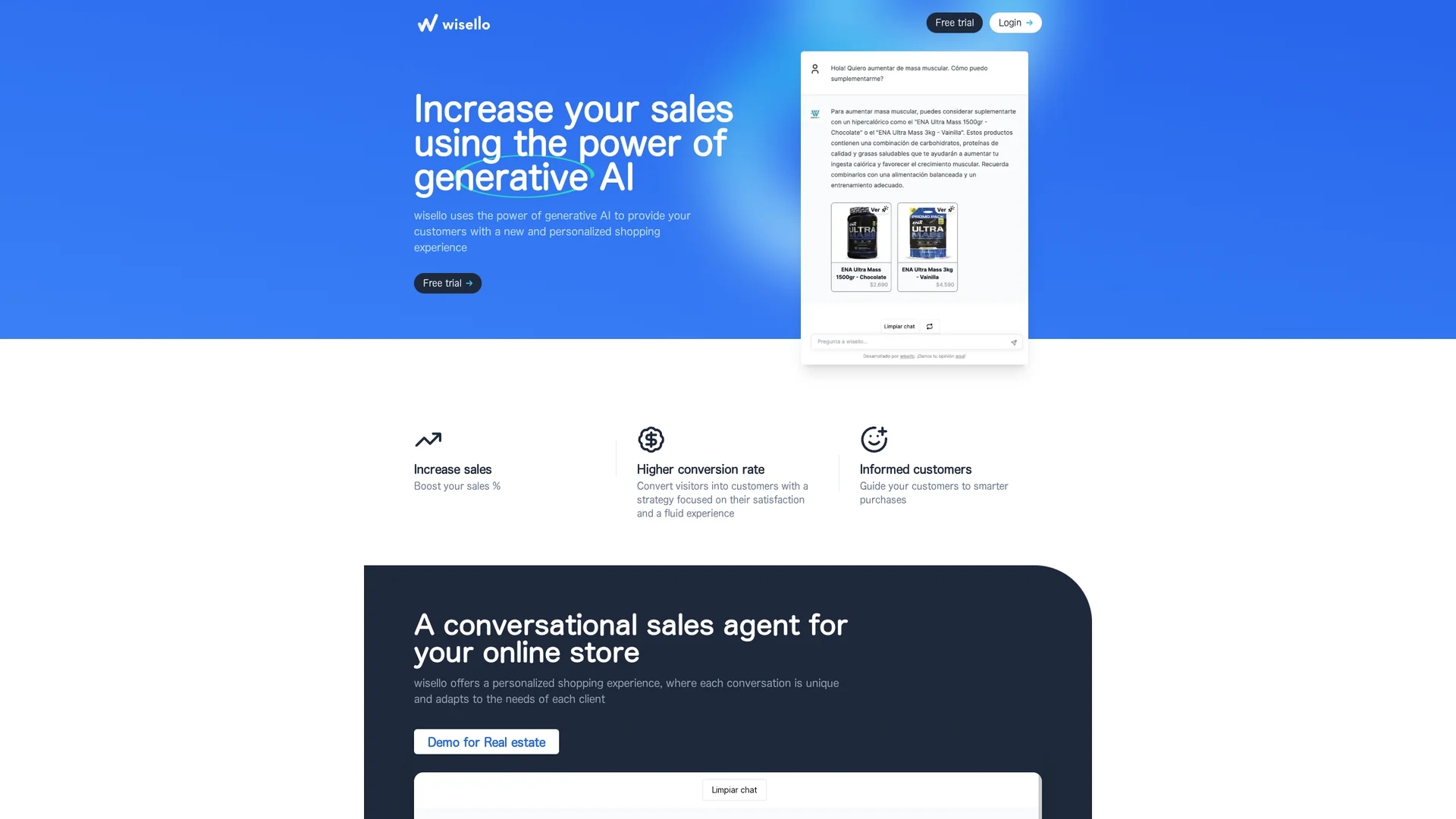 wisello homepage