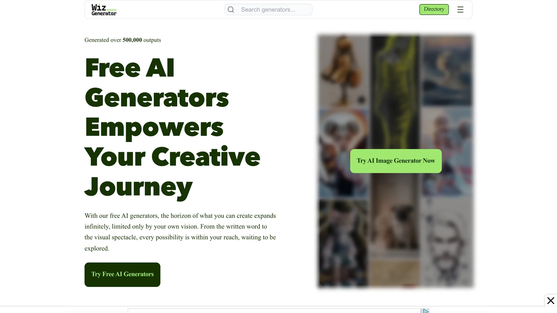 wizgenerator homepage