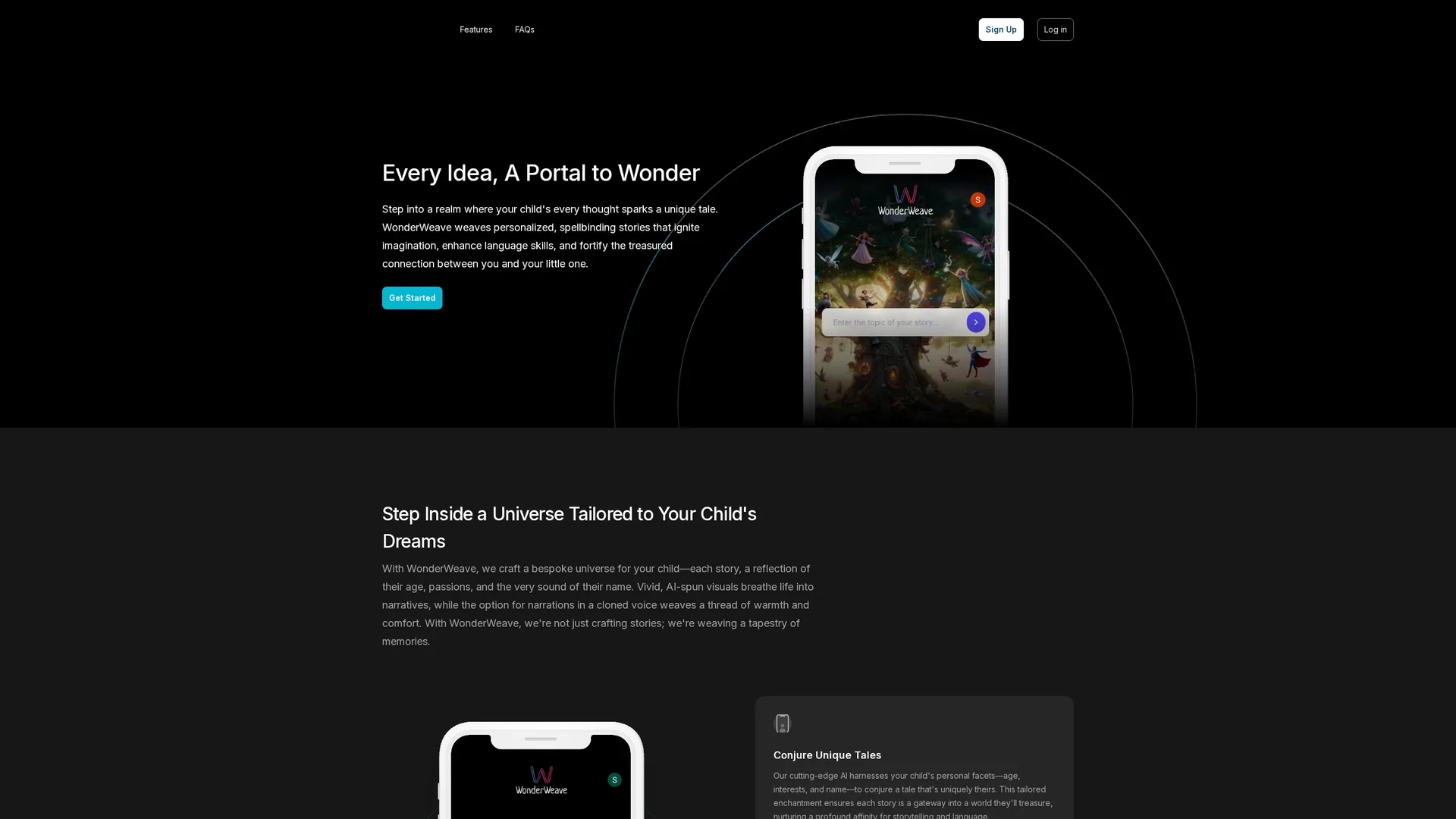 wonderweave homepage
