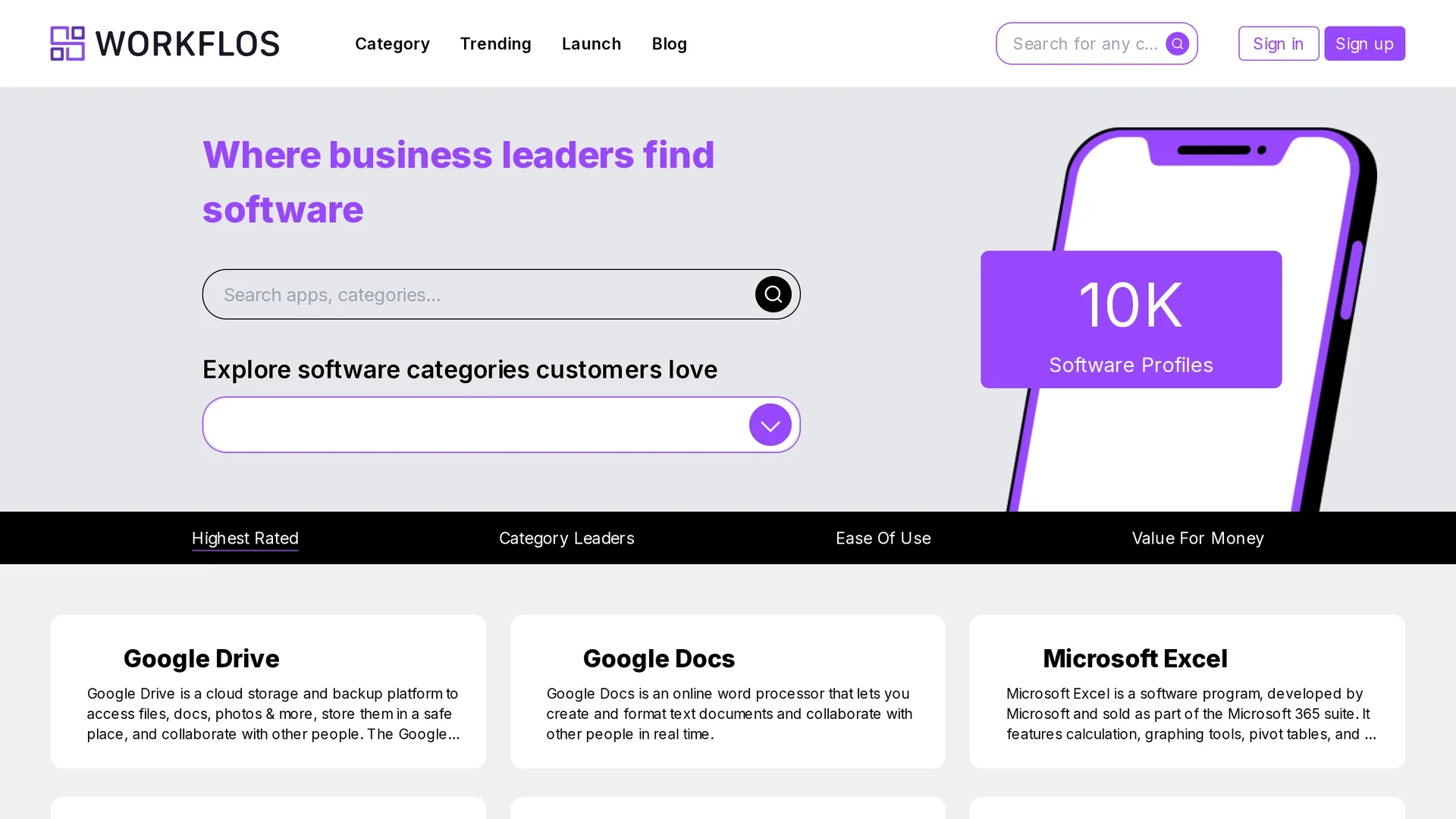 workflos-ai homepage