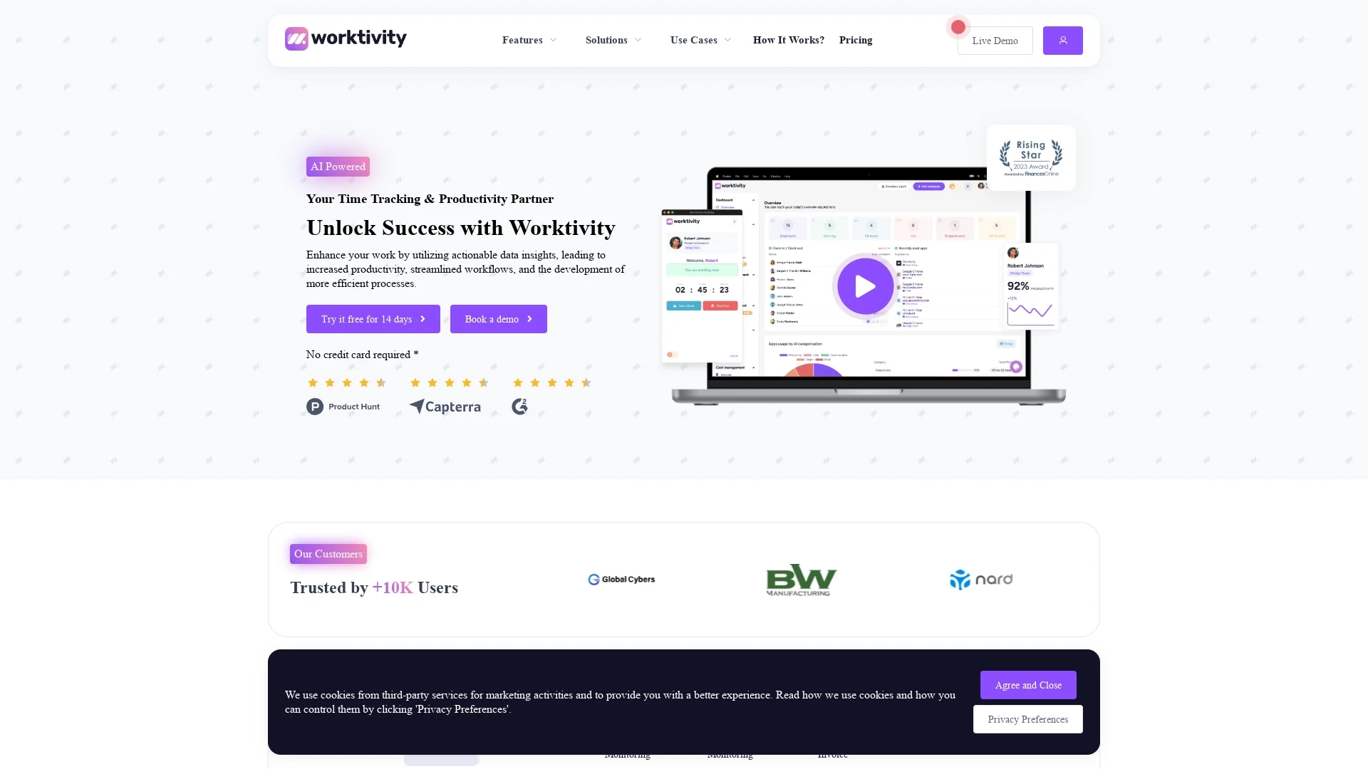 worktivity homepage