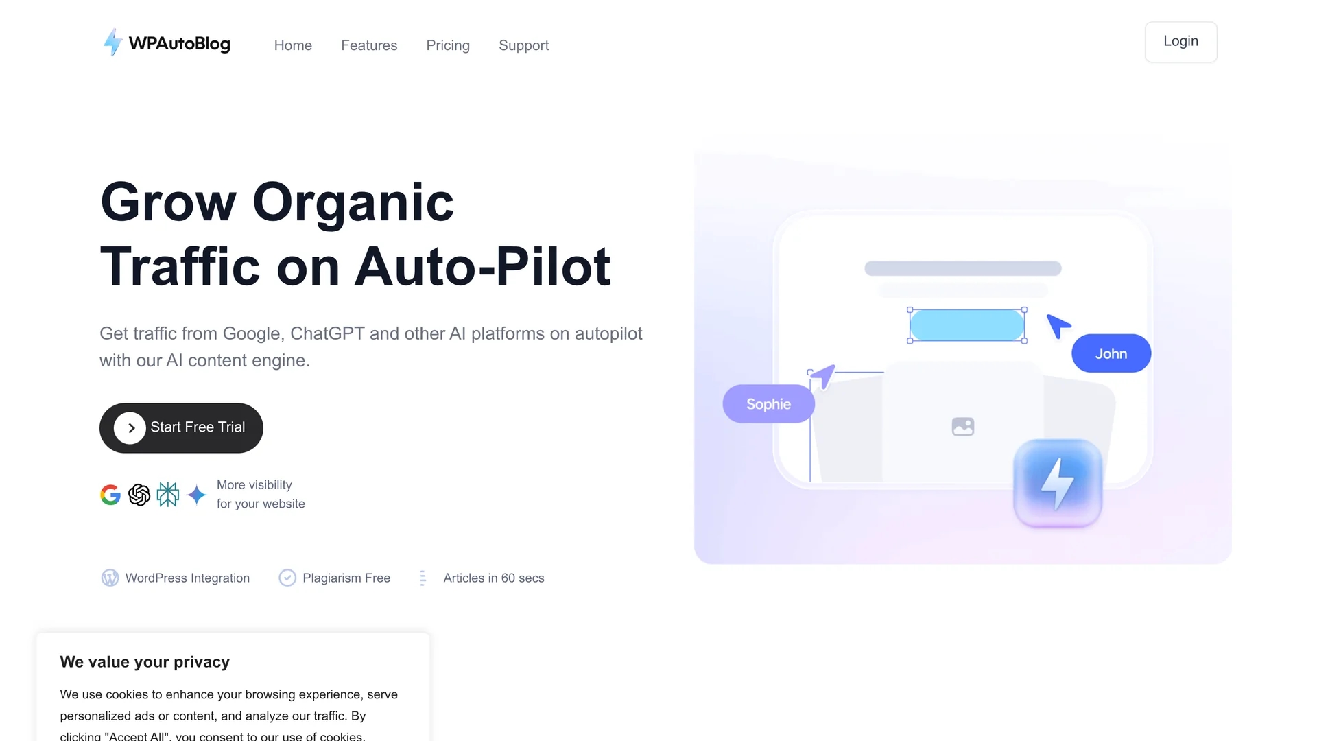 wpautoblog-com homepage