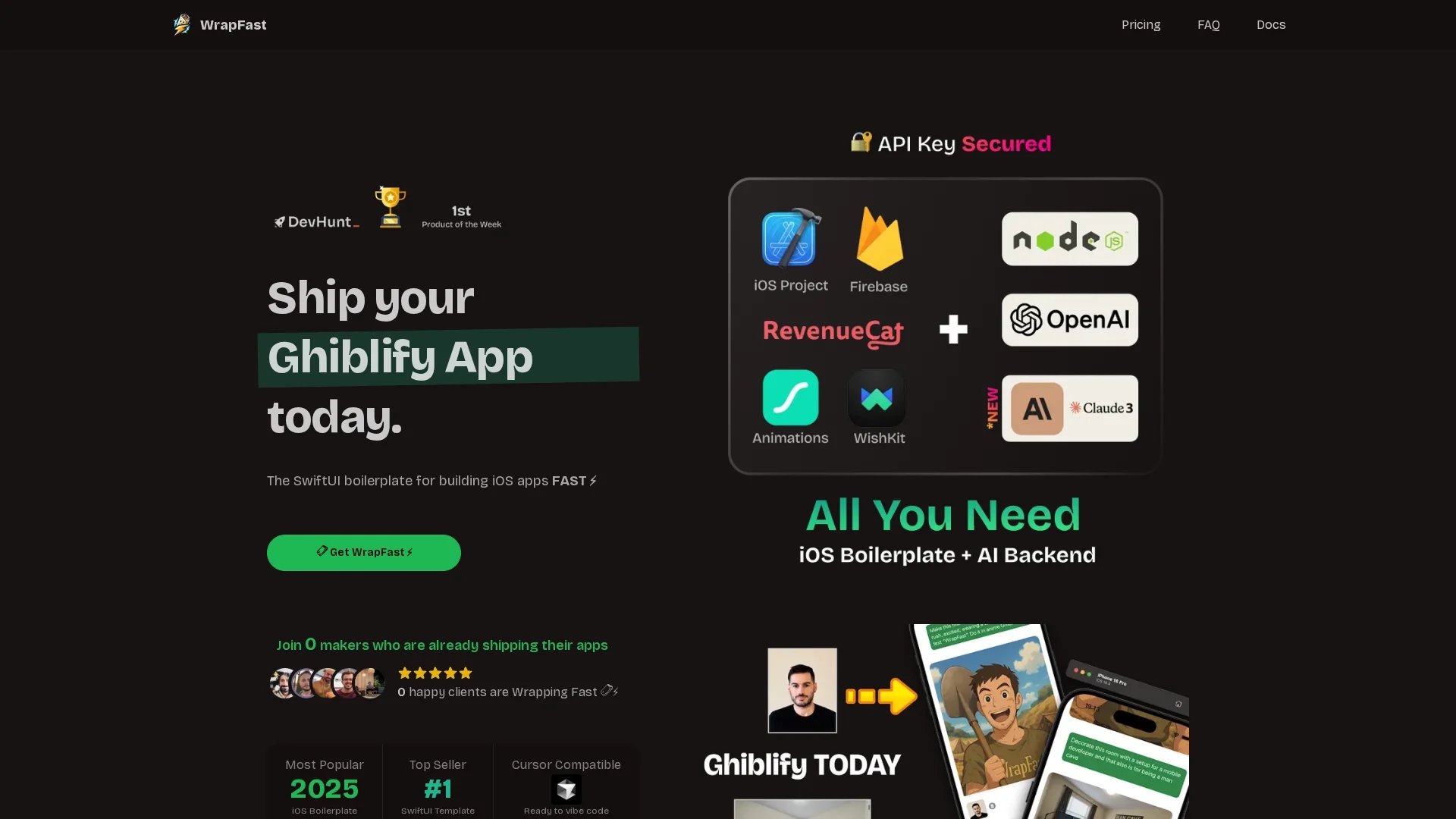 wrapfast homepage