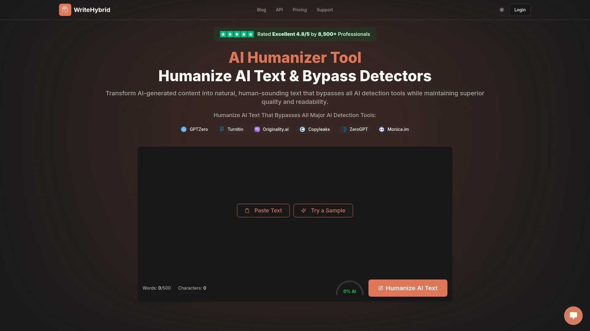 writehybrid homepage