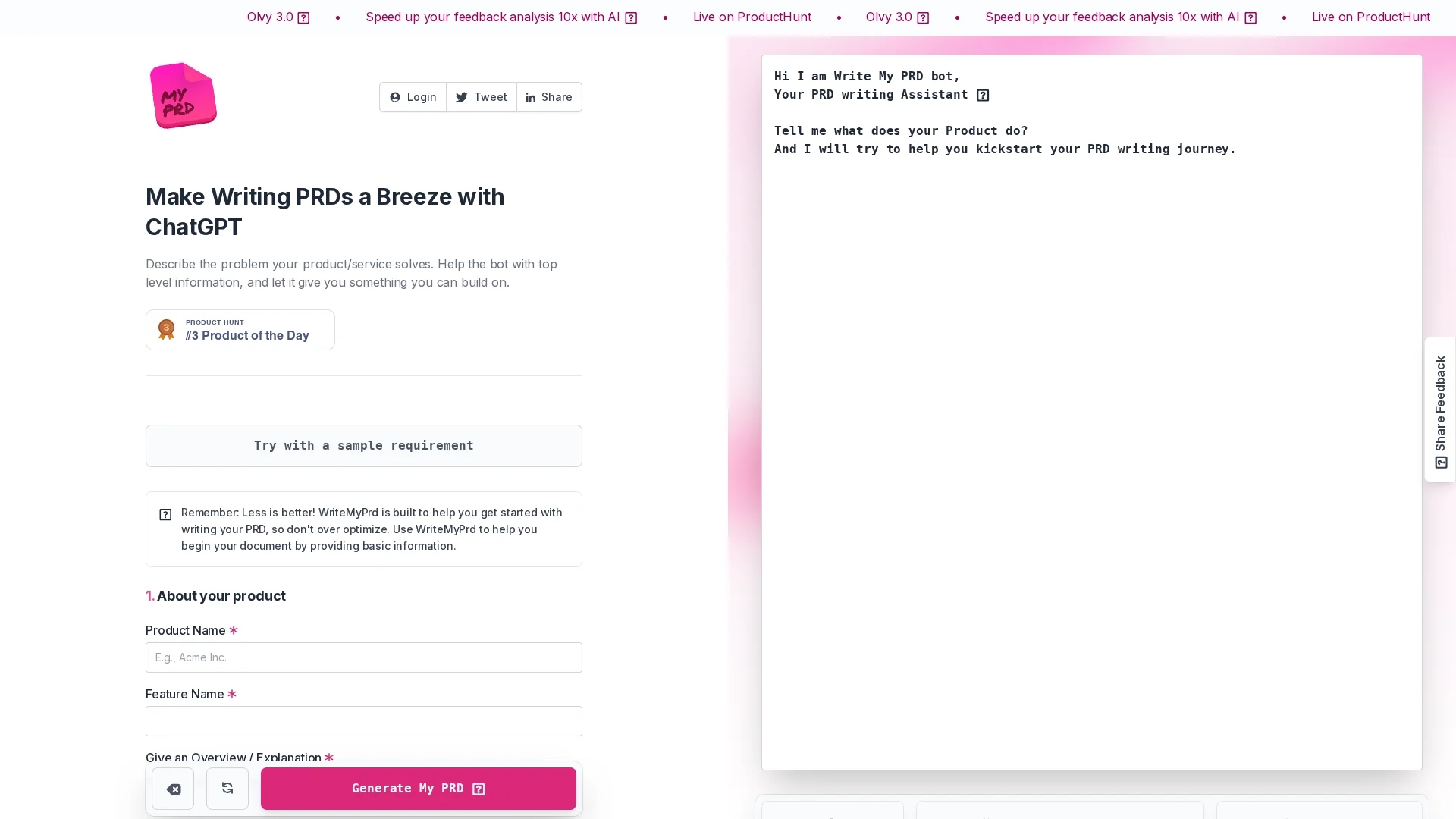 writemyprd homepage