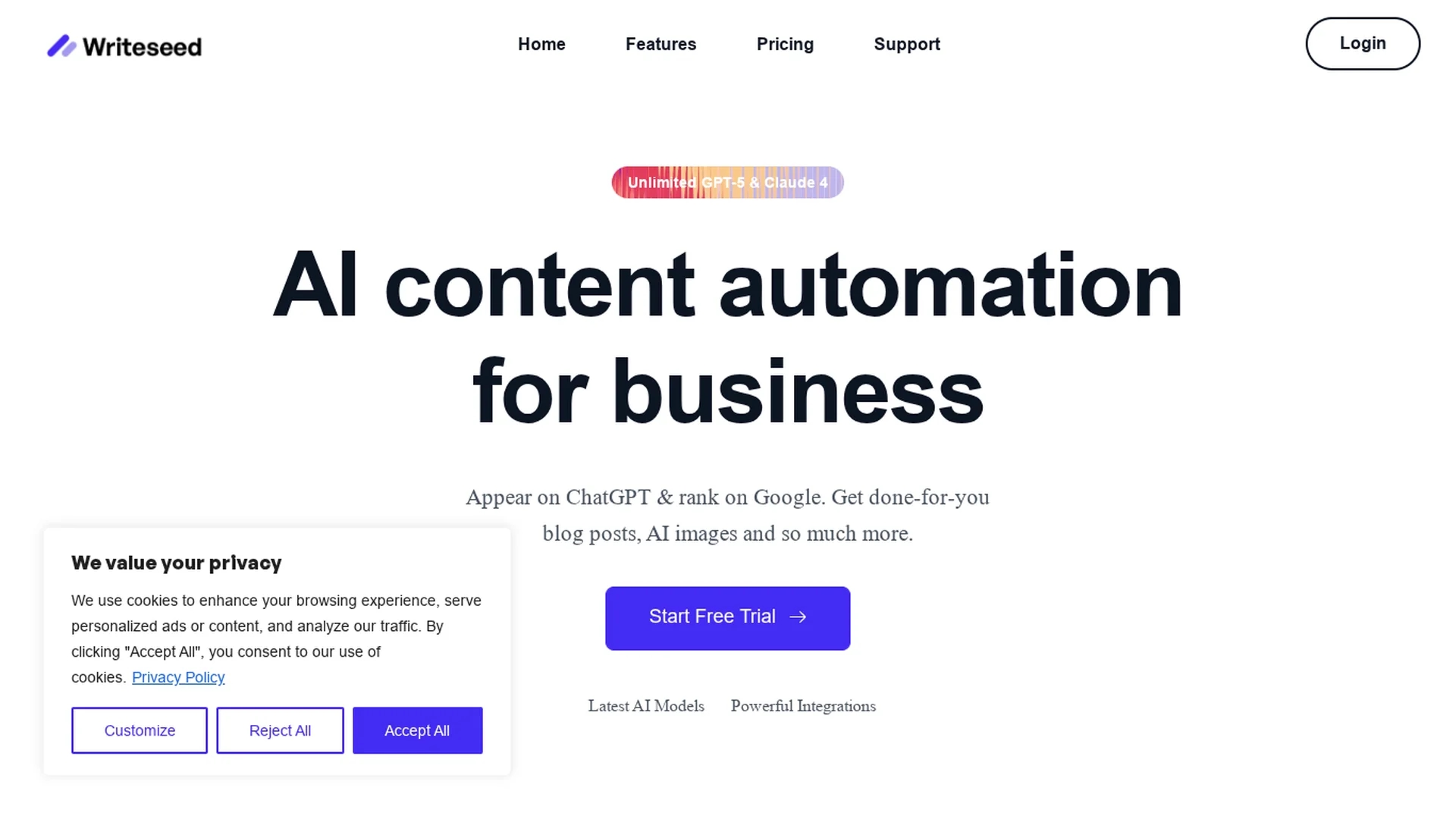 writeseed homepage