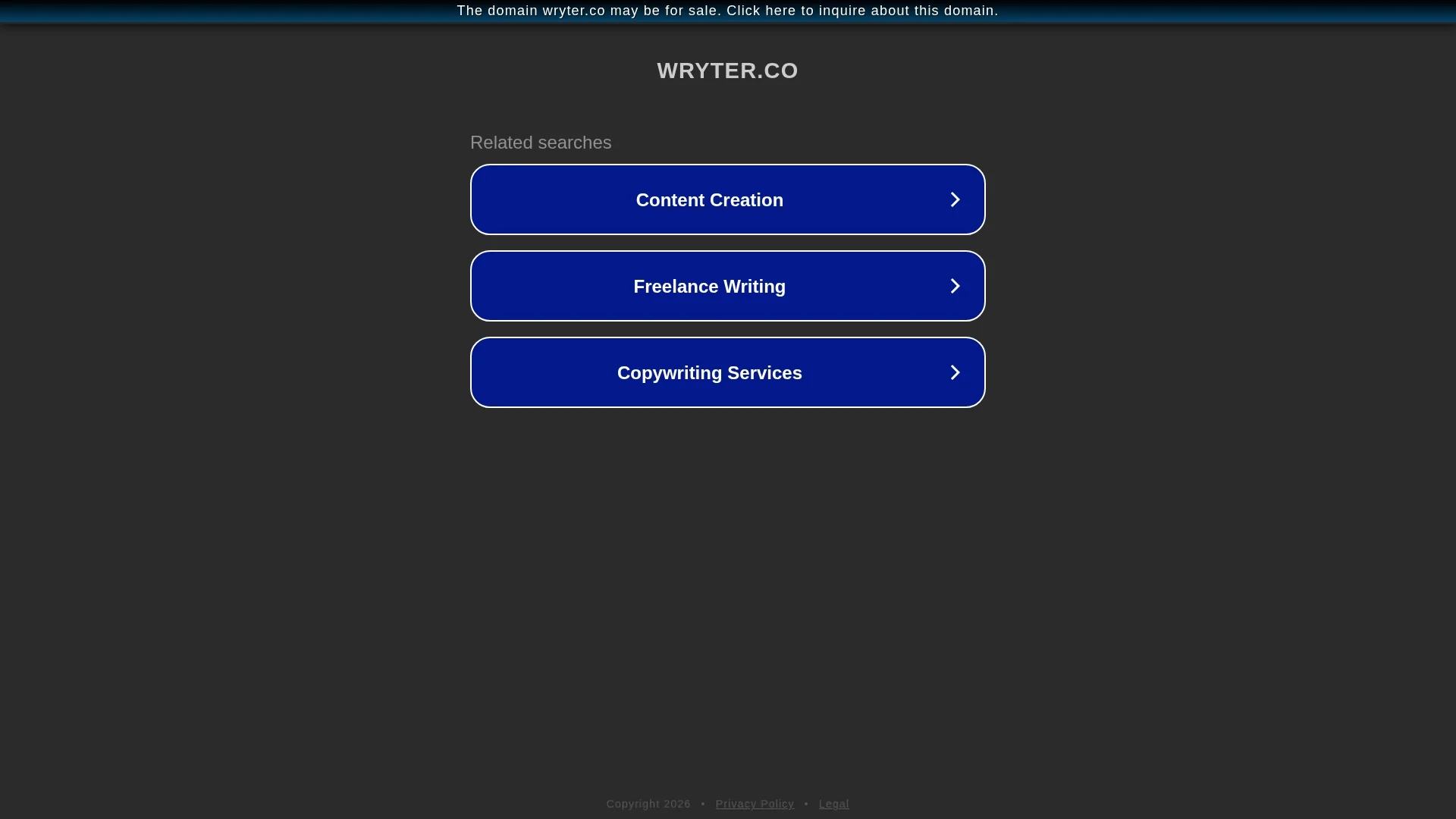 wryter-ai homepage