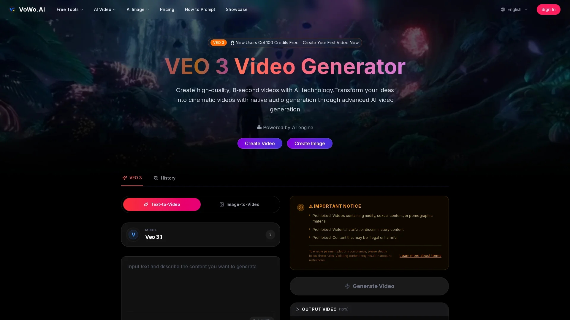 www-veo-com homepage