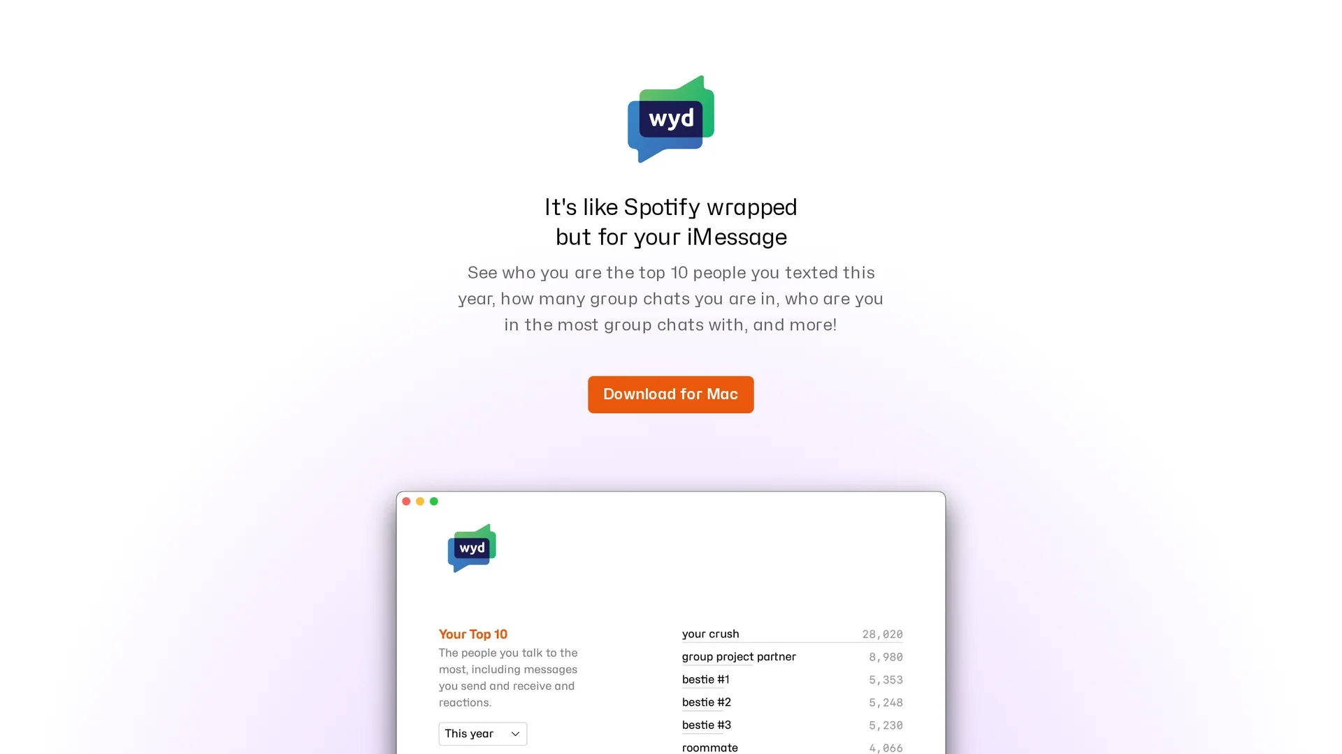 wyd-chat homepage
