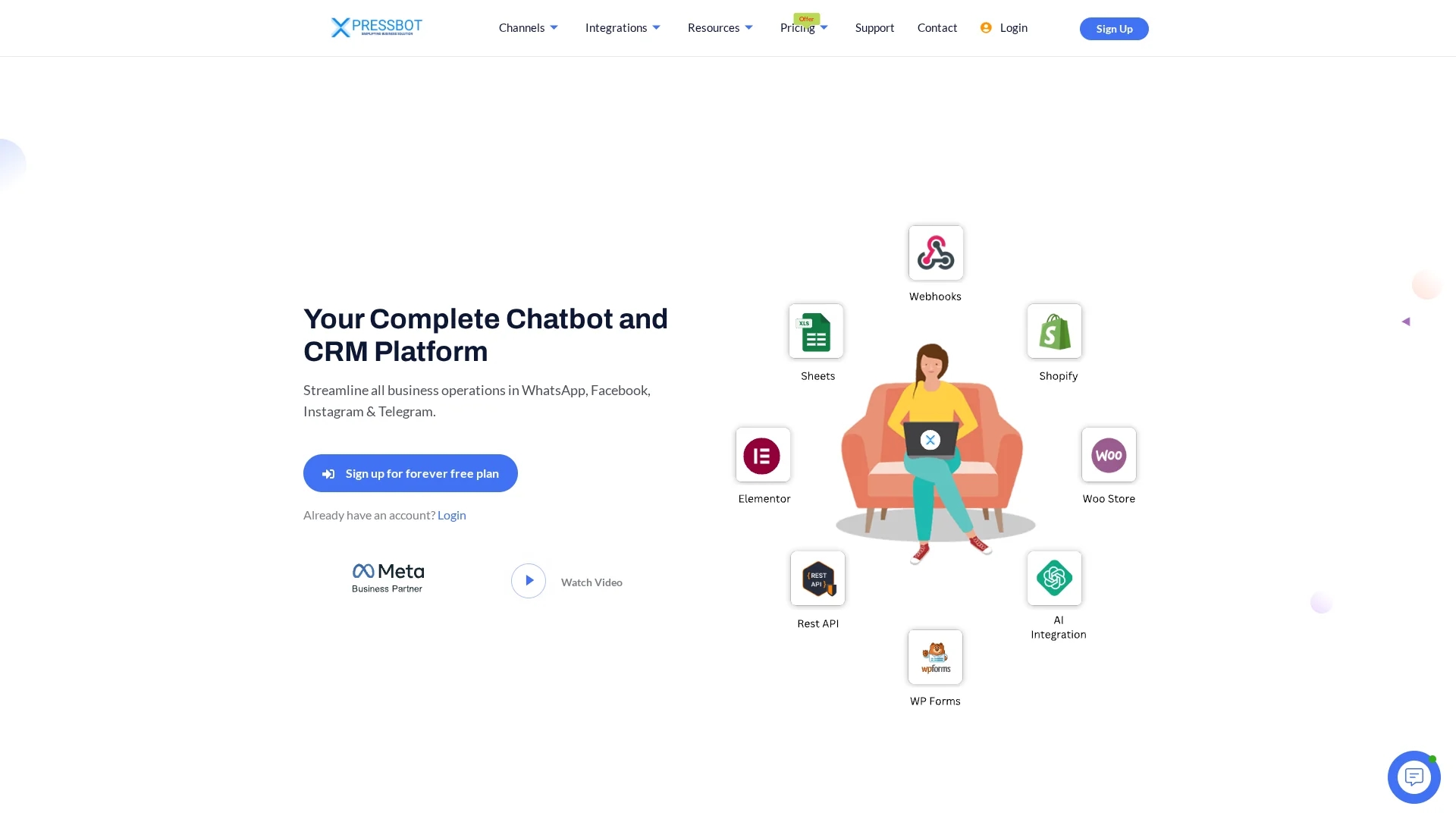 xpressbot homepage