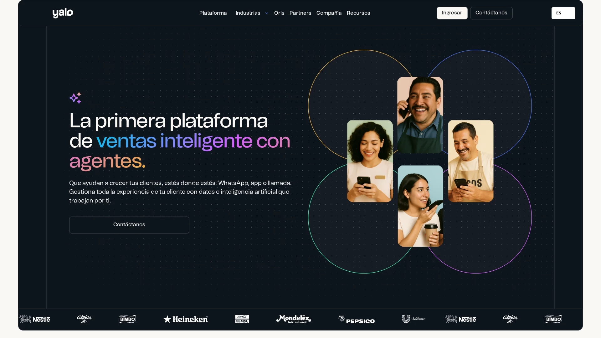 yalo-ai homepage
