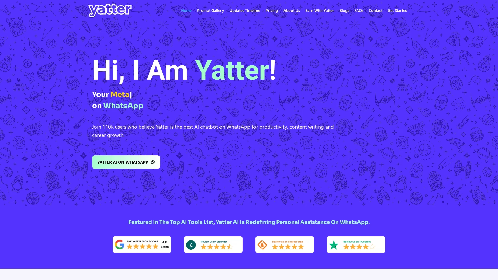 yatter-ai homepage