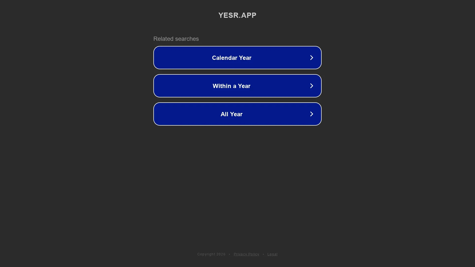 yesr homepage