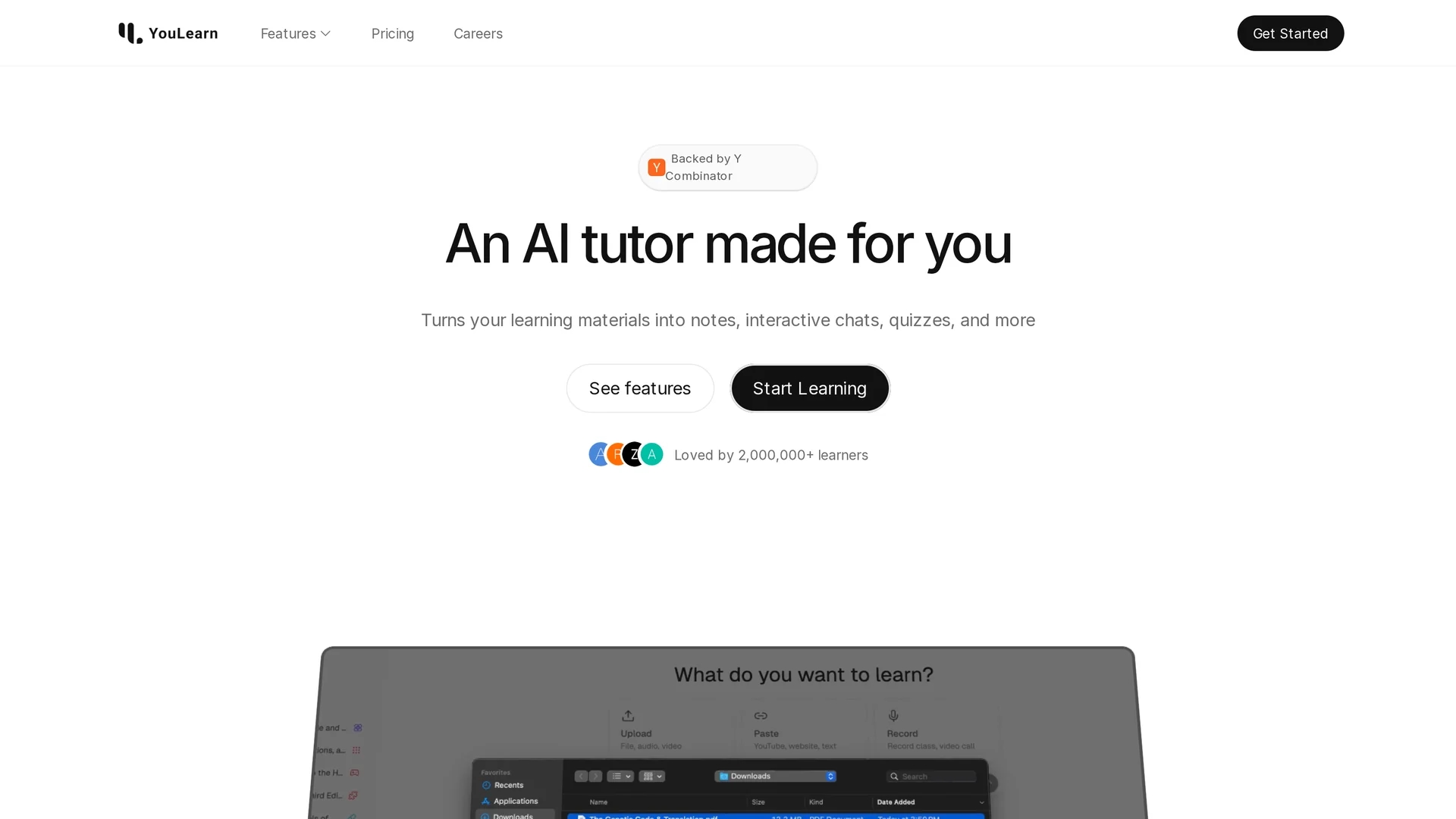 youlearn homepage