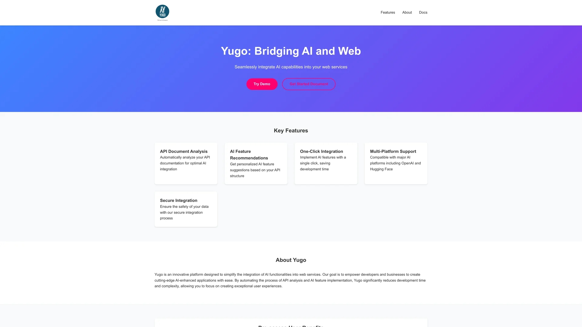 yugo homepage
