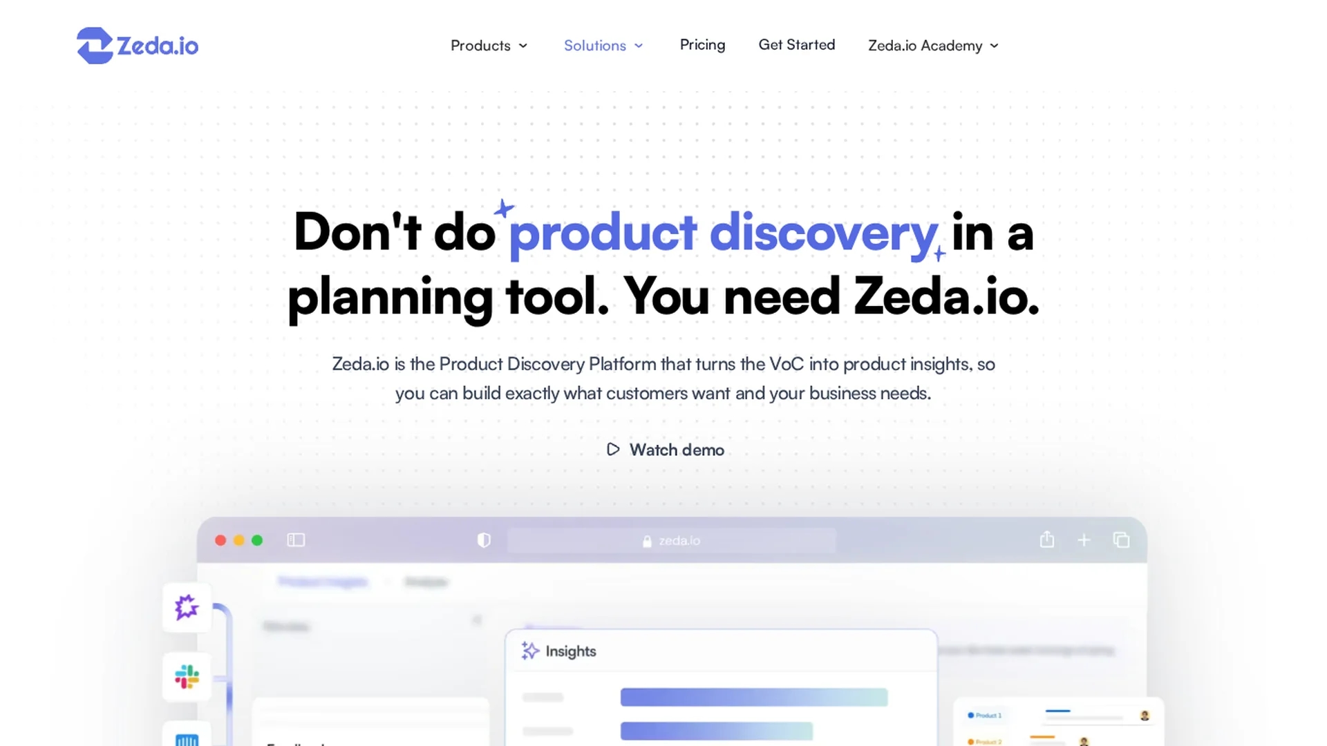 zeda-io homepage