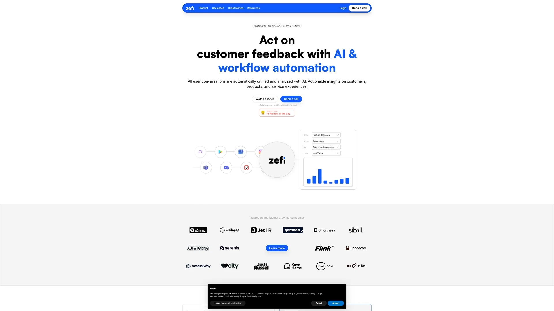 zefi-ai homepage
