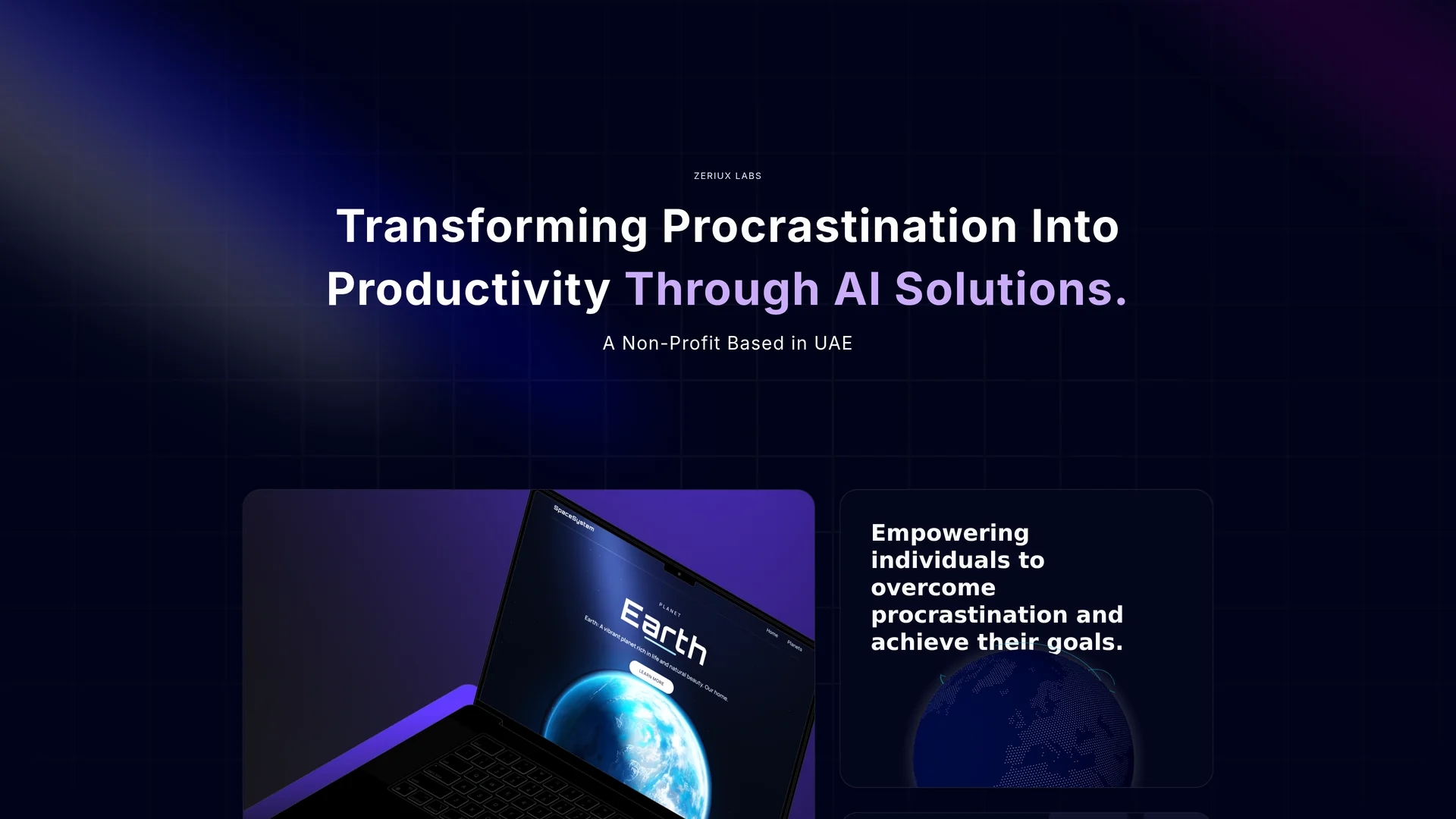 zeriux-labs homepage