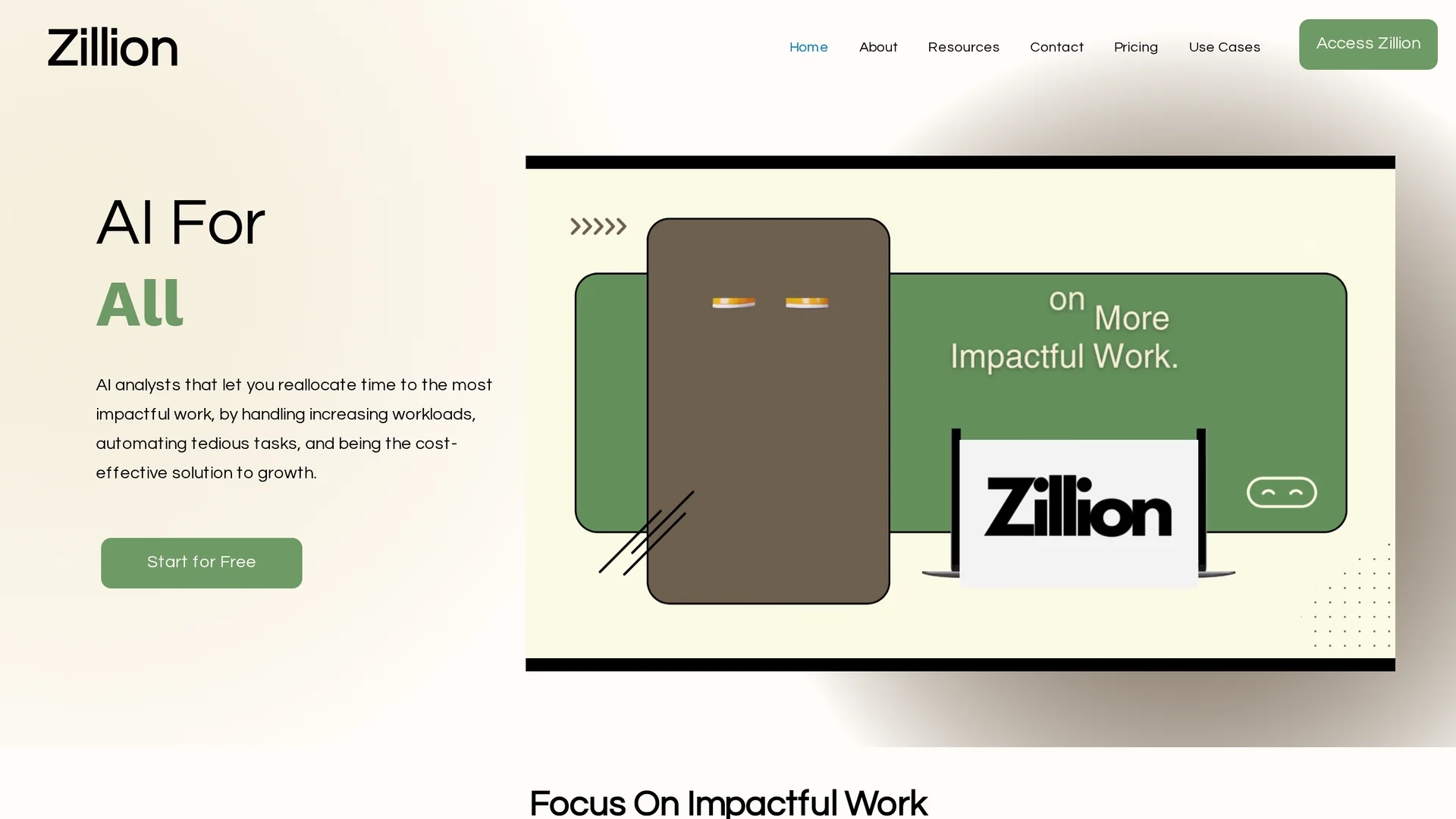 zillion homepage