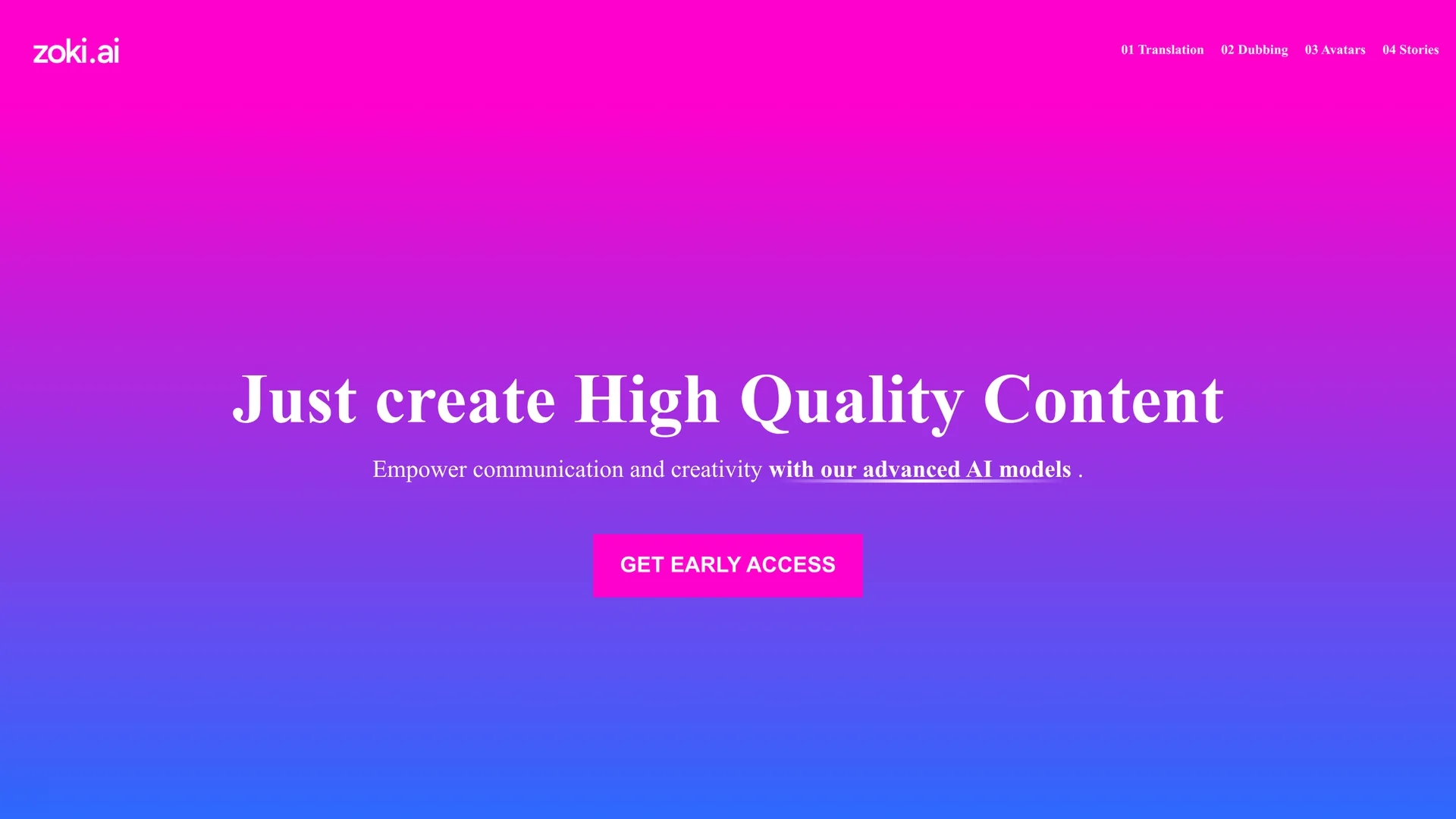 zoki-ai homepage