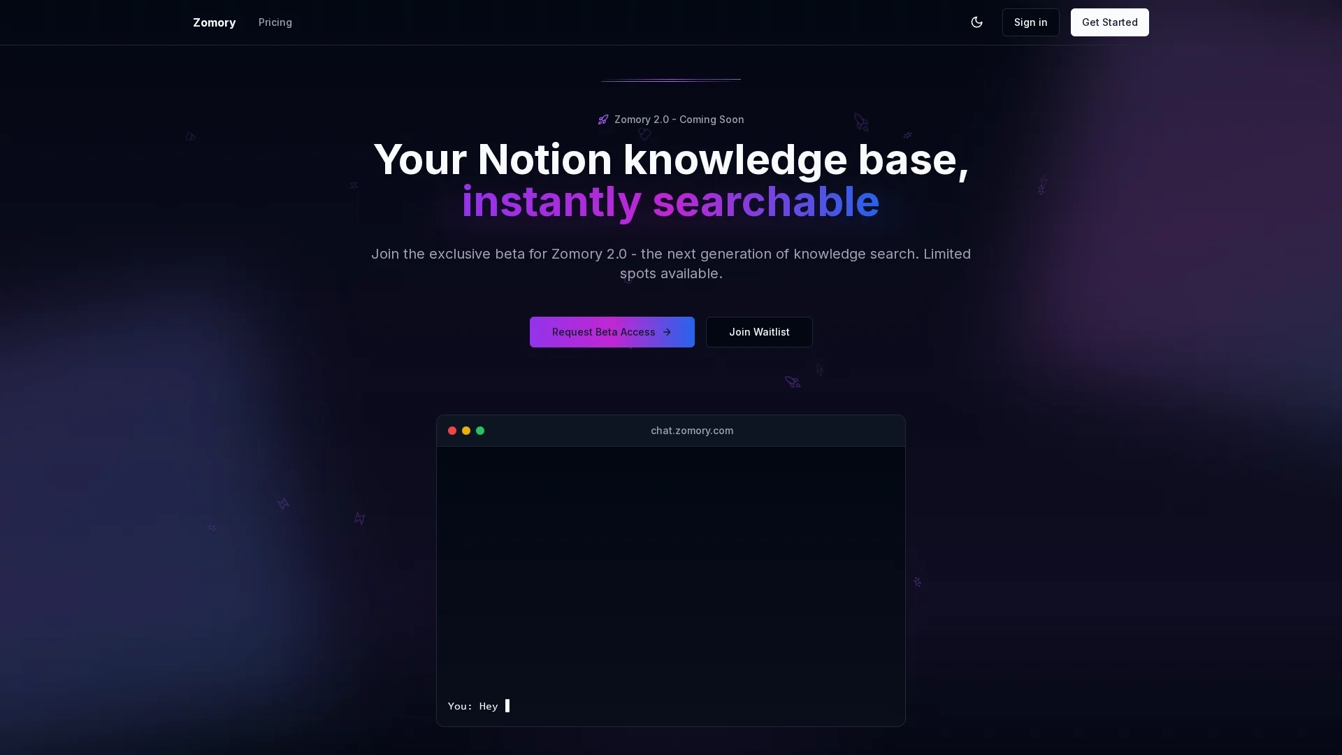 zomory homepage