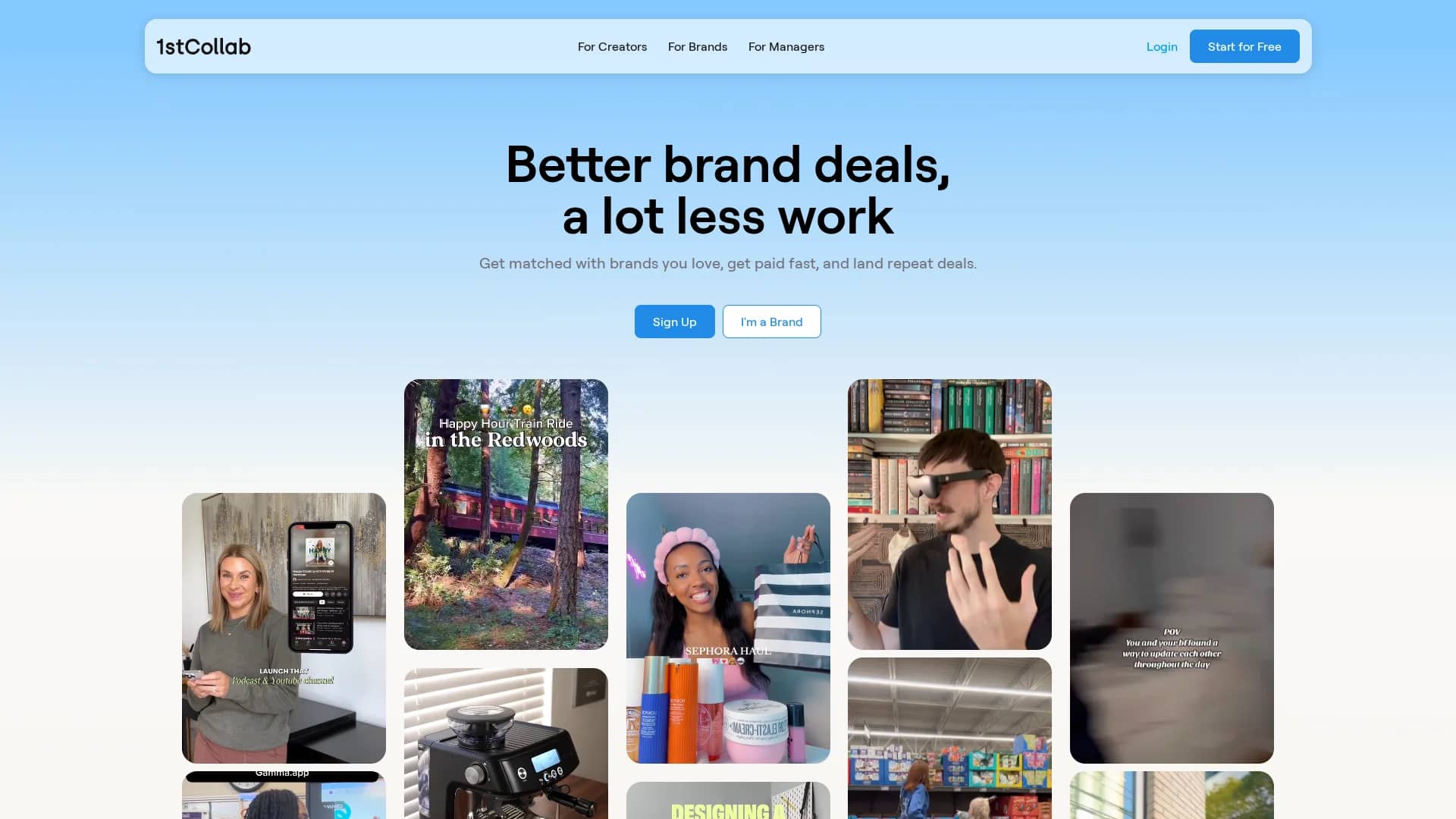 1stcollab homepage