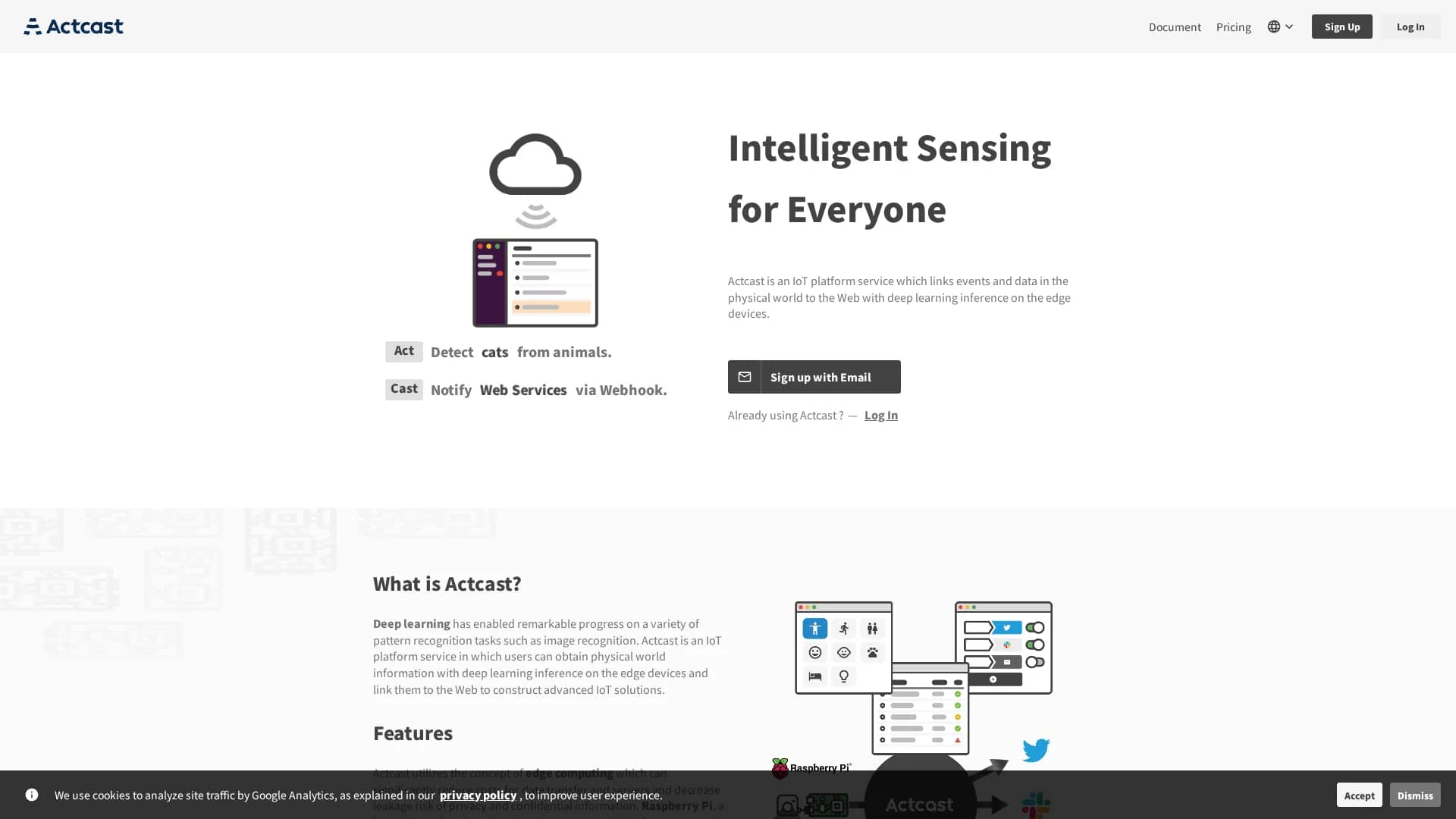 actcast-io homepage