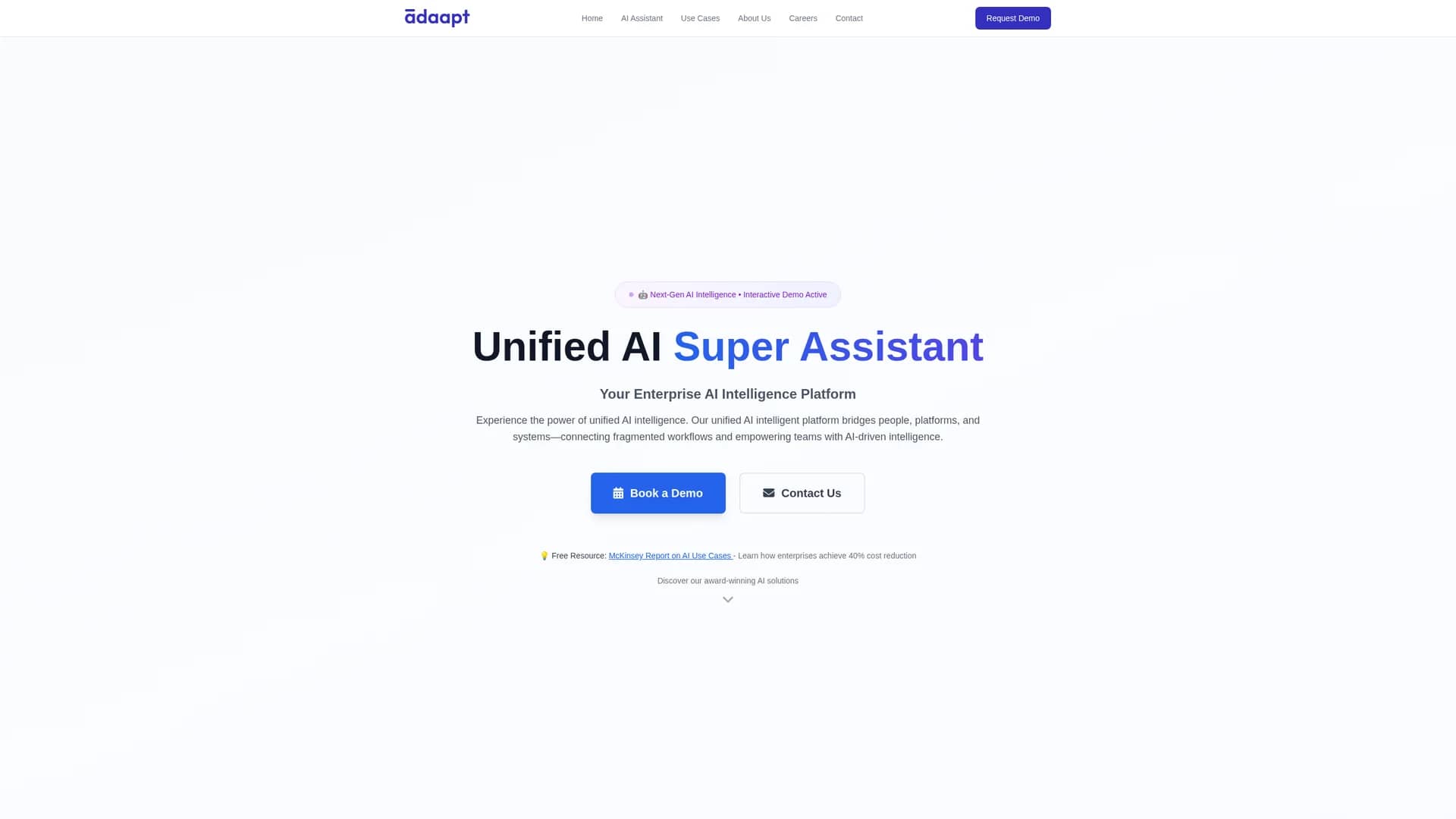 adaapt homepage