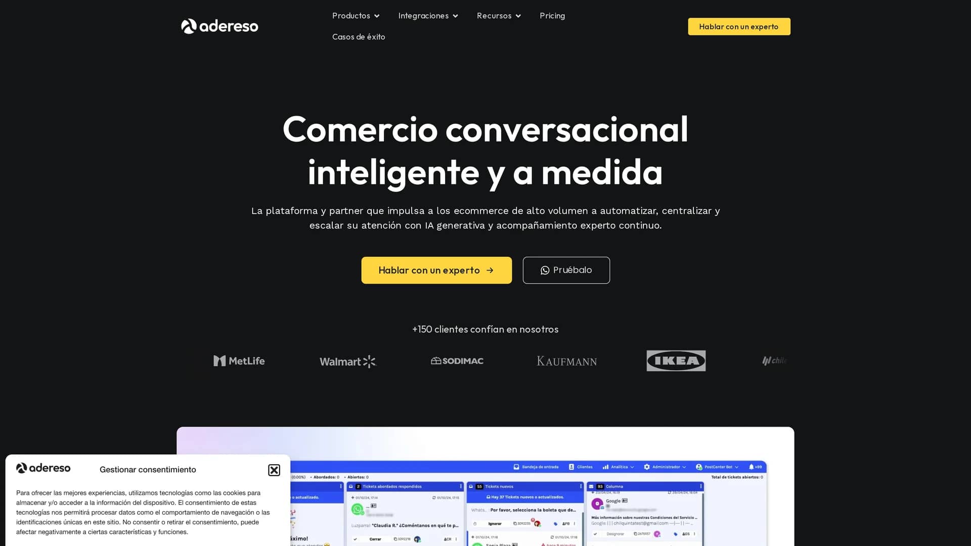 adereso homepage