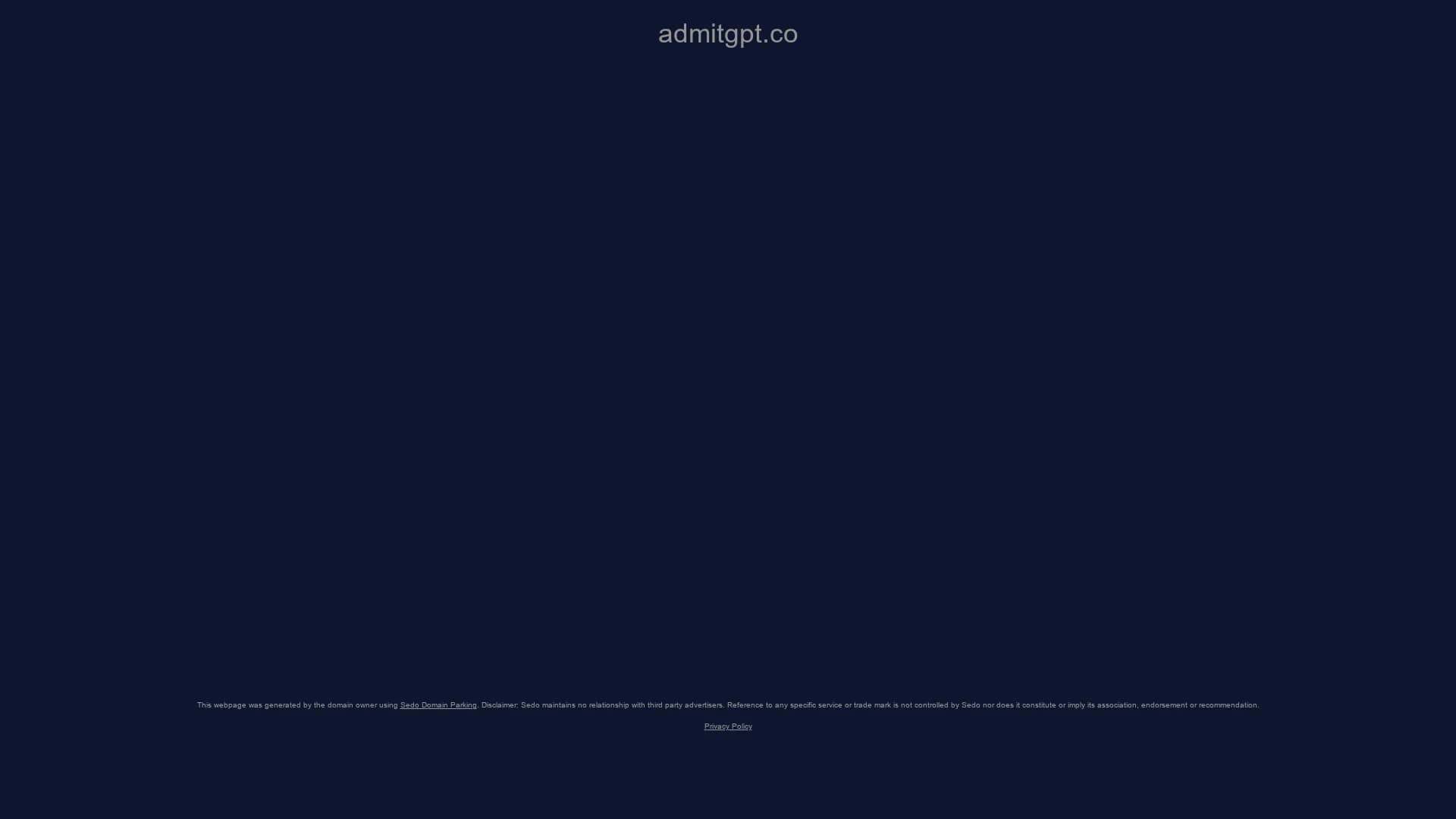 admitgpt homepage