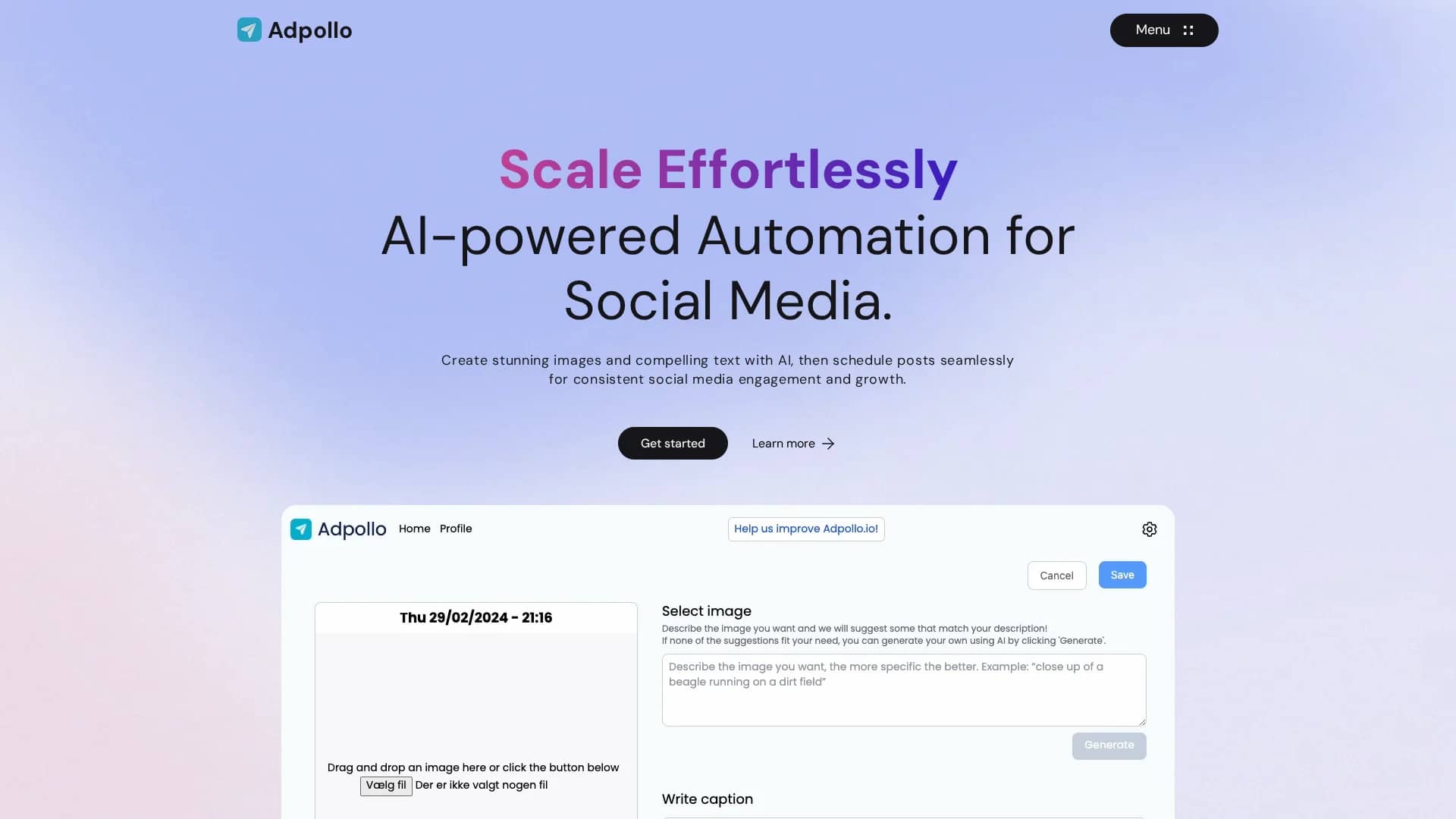 adpollo homepage
