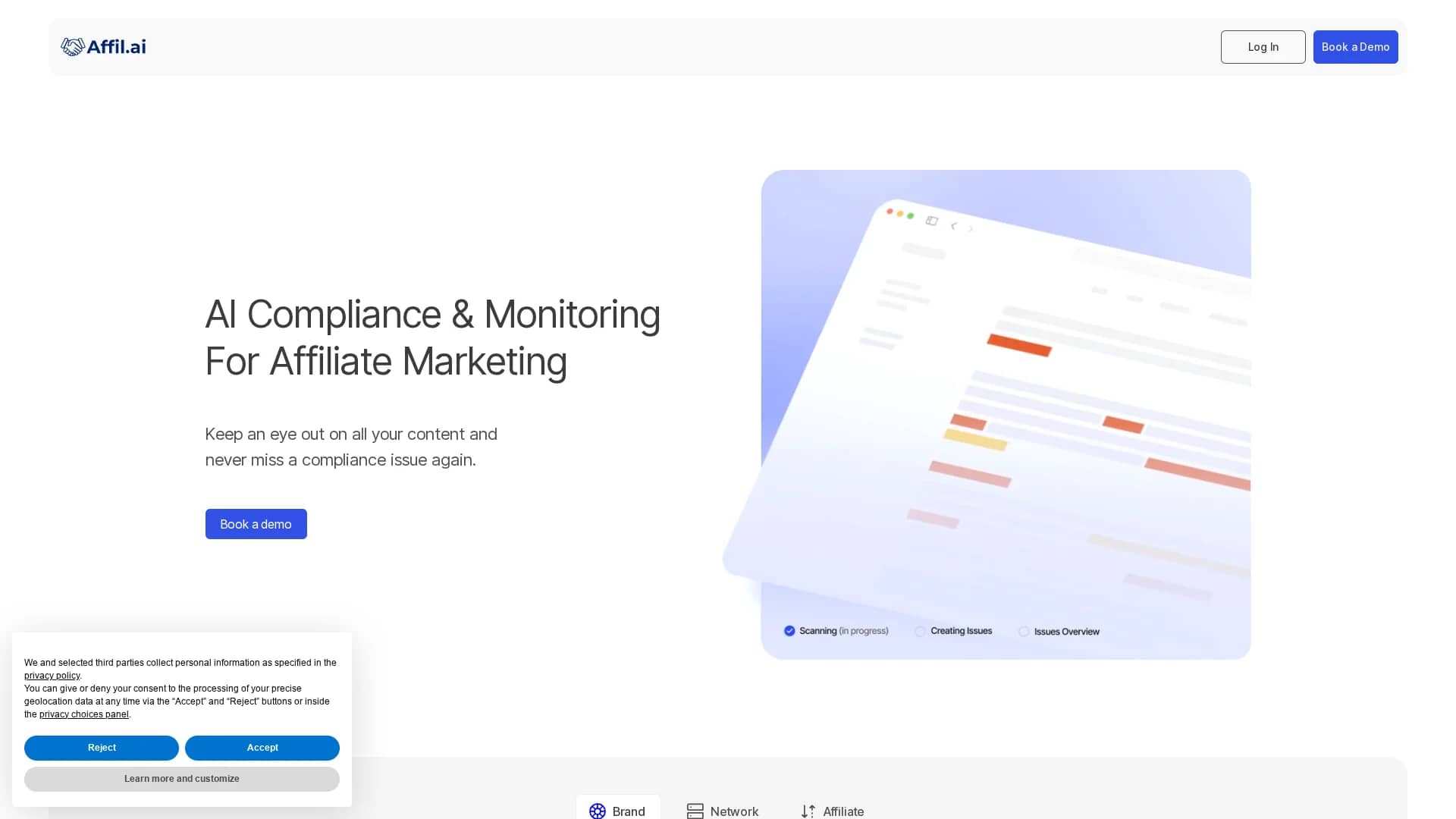 affil-ai homepage
