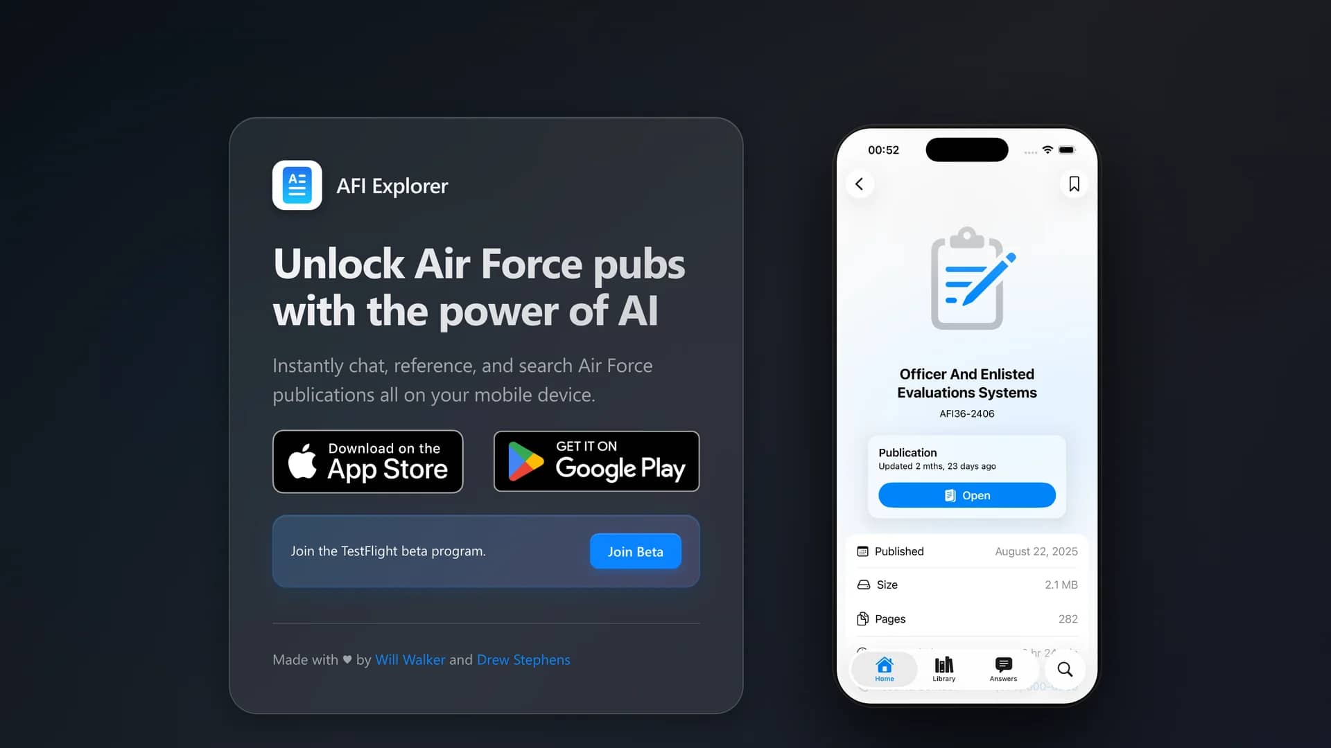 afi-explorer homepage
