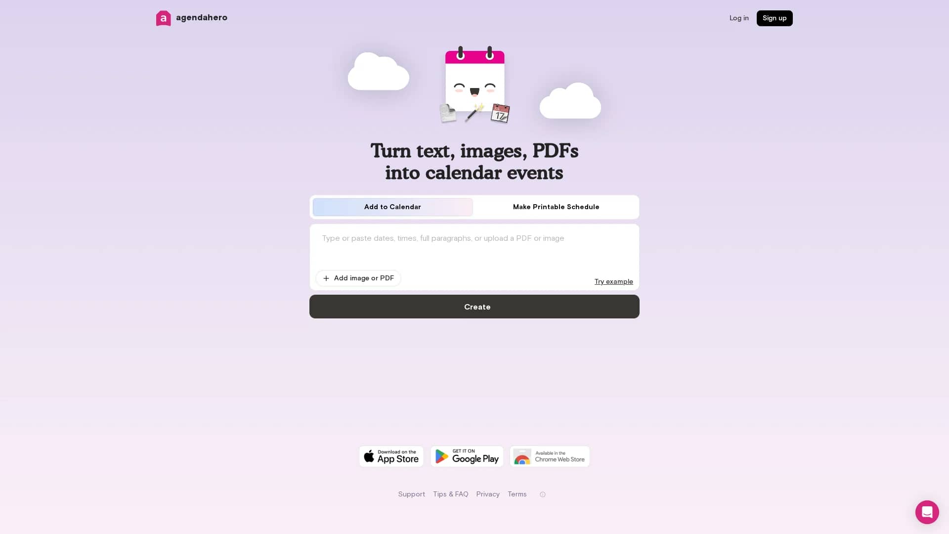 agendahero-magic homepage