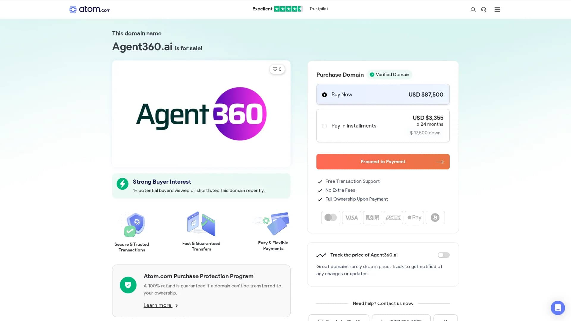 agent-360 homepage