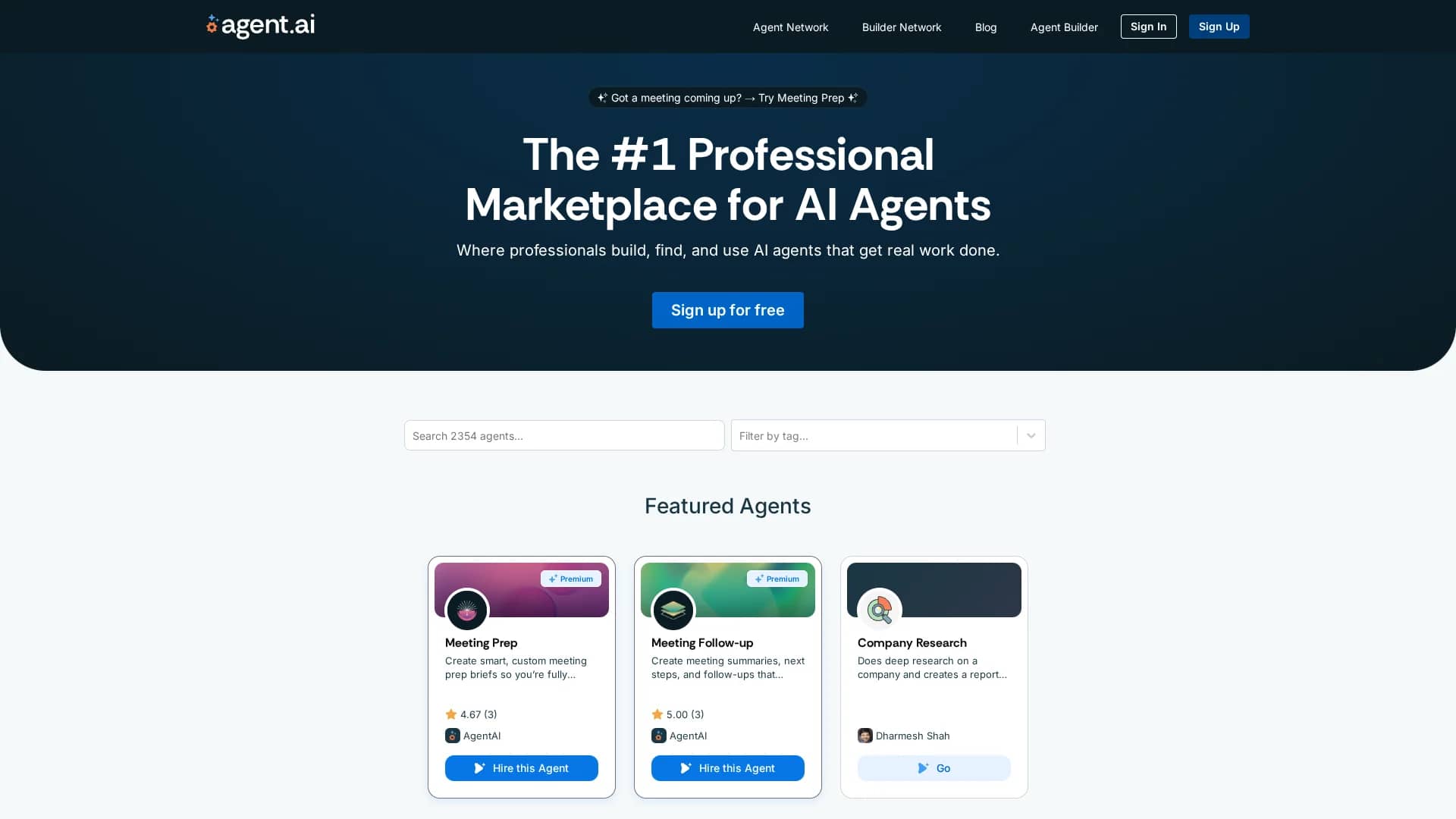 agent-ai homepage