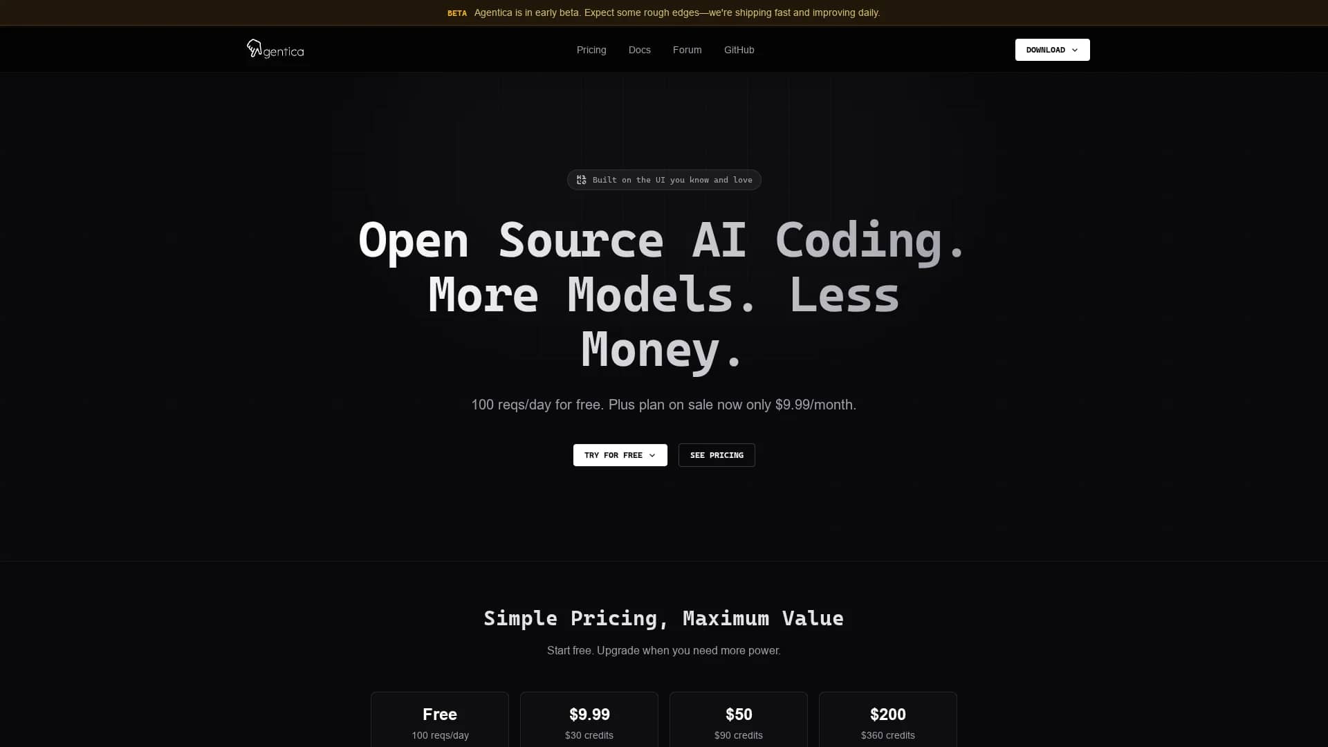 agentica homepage