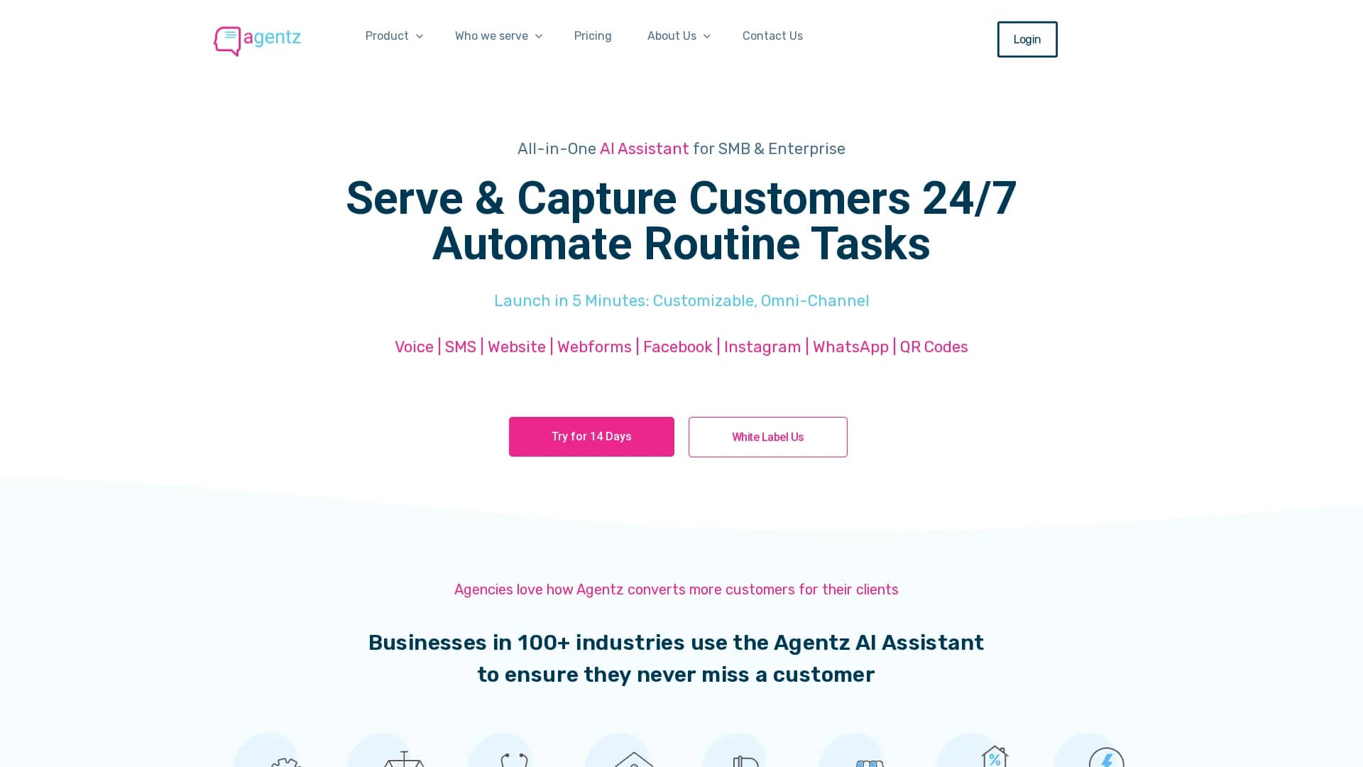 agentz-ai homepage